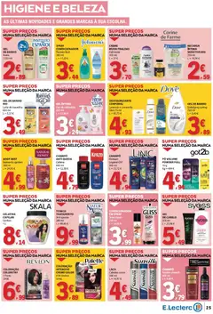 Pré-visualização E.Leclerc folheto válido de 24/09/2026 | Página: 25 | Produtos: Aveia, Leite, Banho, Creme