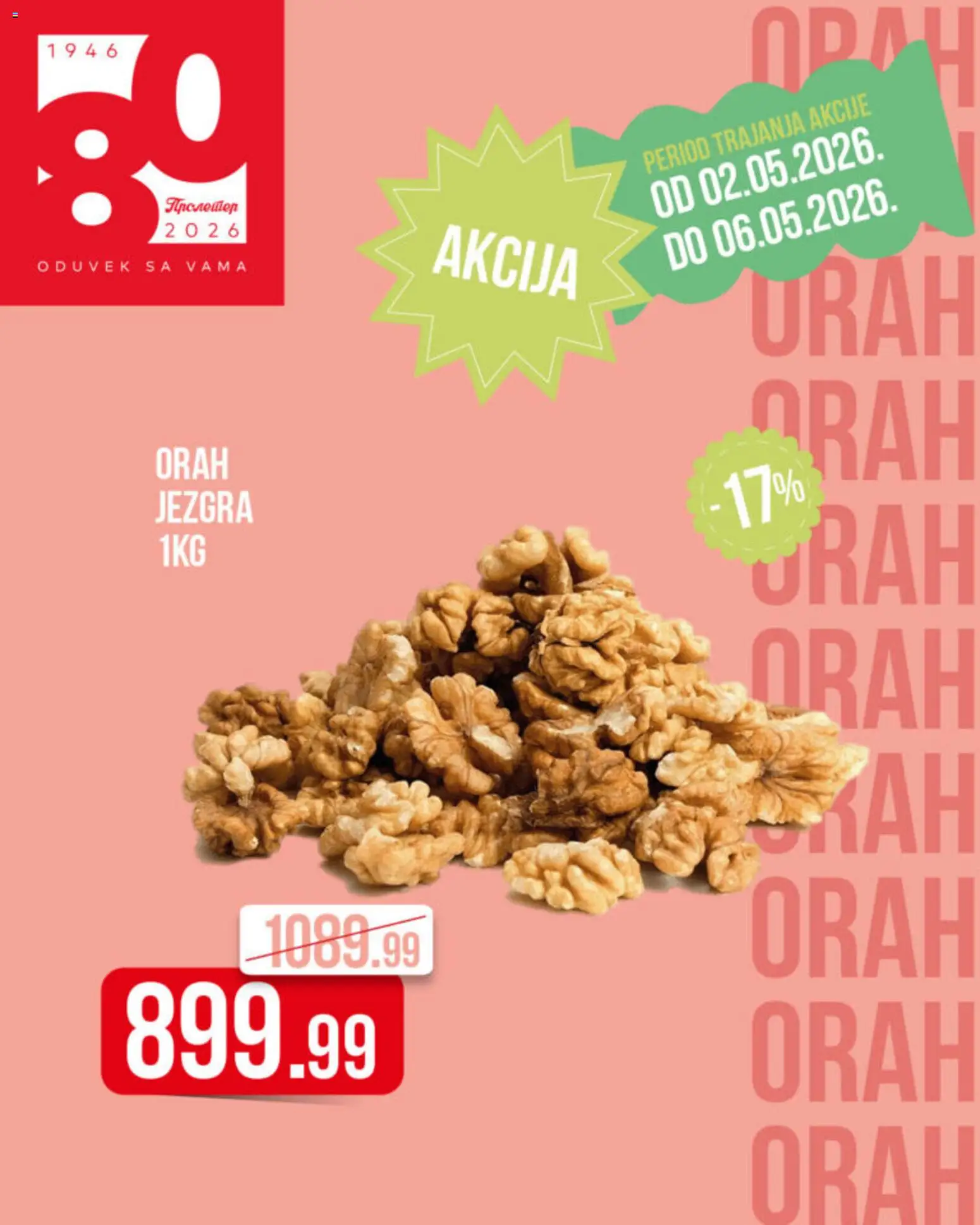 Metalac Proleter katalog - važi od 02.05.2026 | Strana: 3 | Proizvode: Orah
