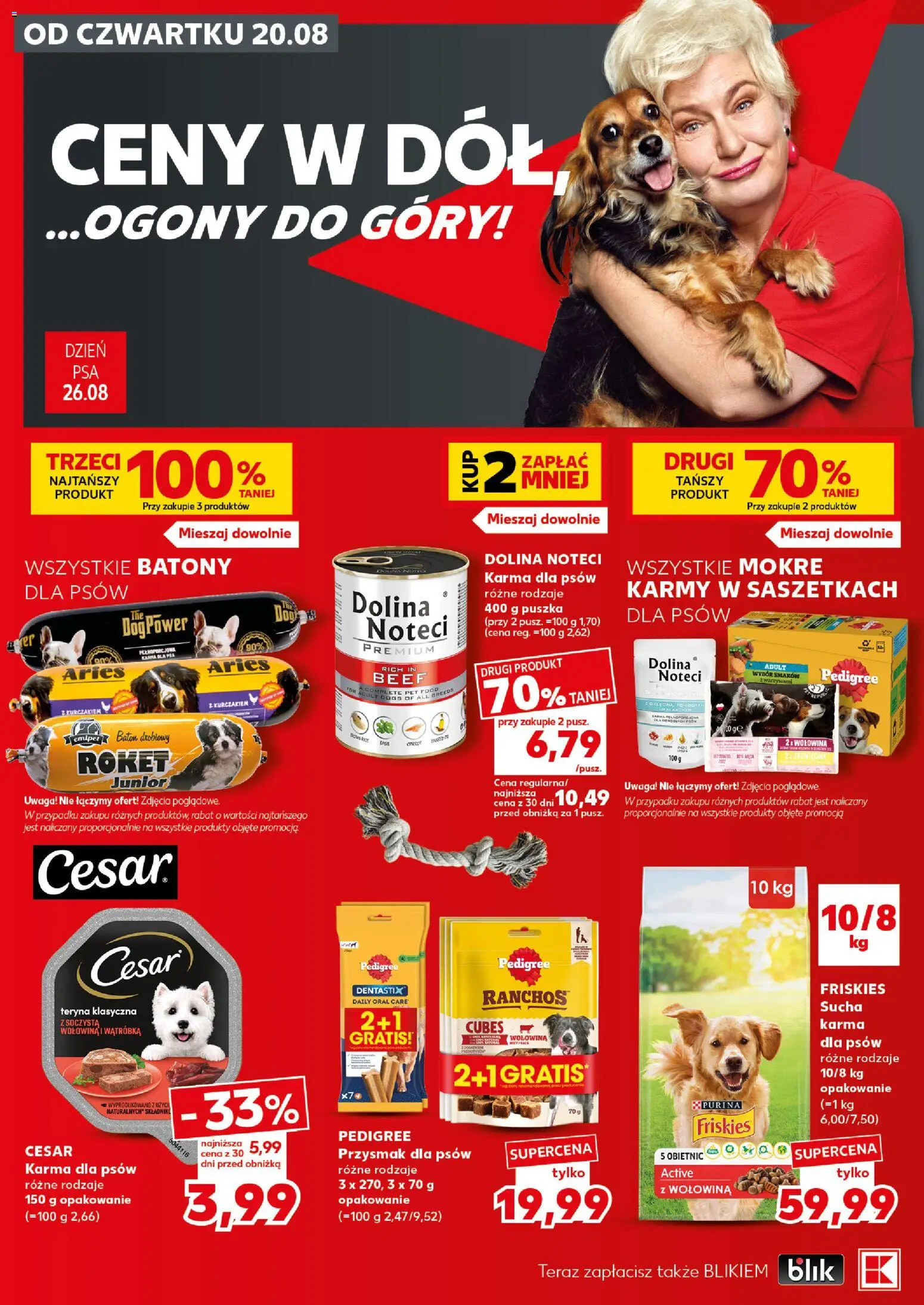 Kaufland Polsko leták - Mocny start od 24.08.2026 | Strana: 24 | Produkty: Purina, Pedigree