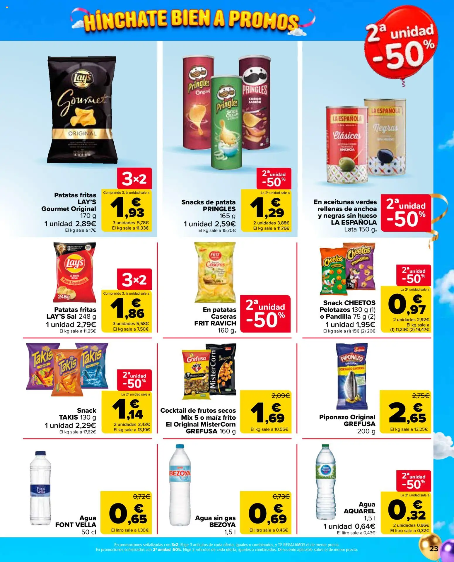 Carrefour Market folleto │ válido desde el 24/09/2026 | Página: 23 | Productos: Aceitunas, Jamón, Anchoa, Agua