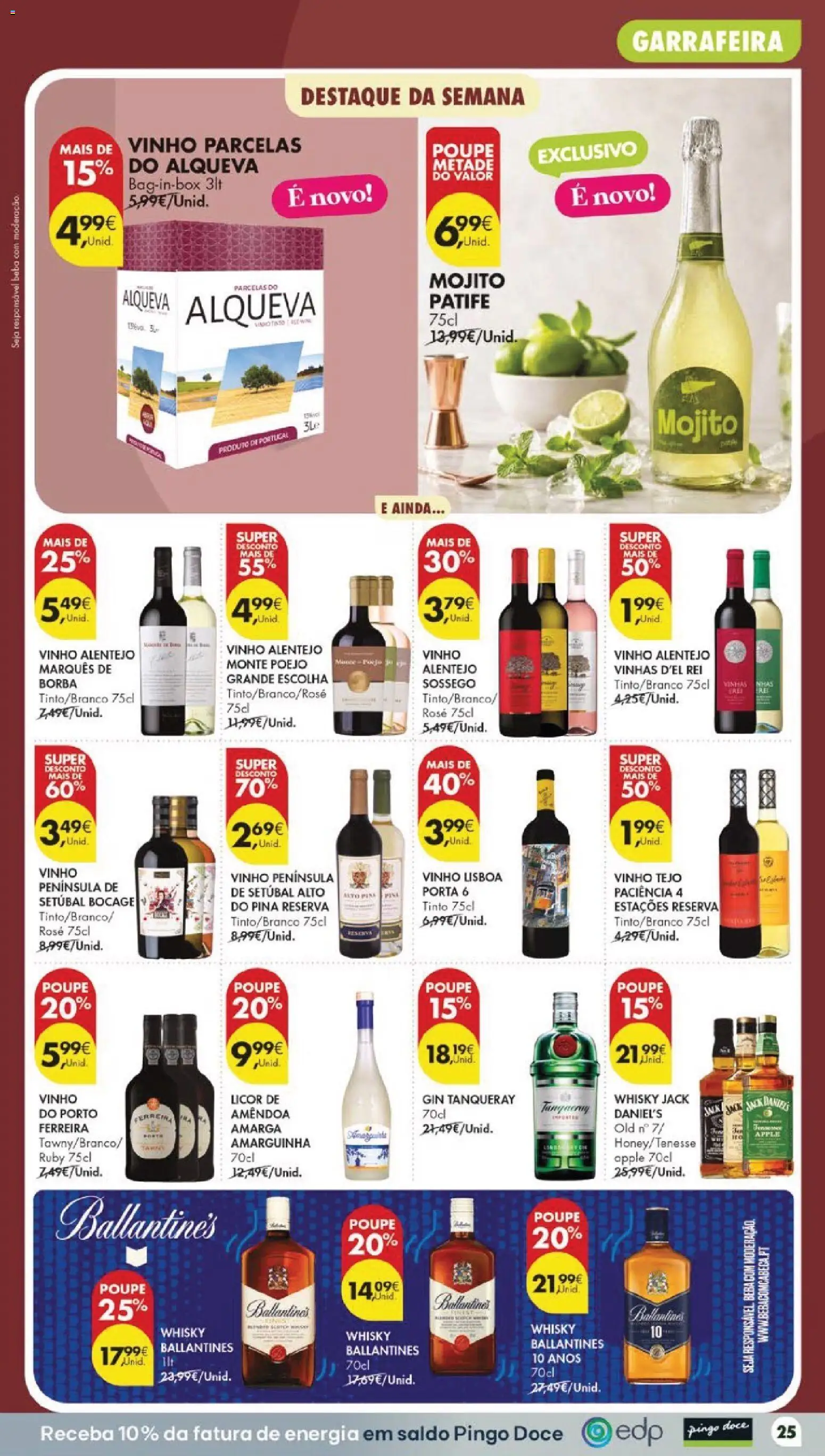 Pingo Doce folheto │ válido de 11/08/2026 | Página: 29 | Produtos: Whisky, Licor, Vinho, Ballantine's