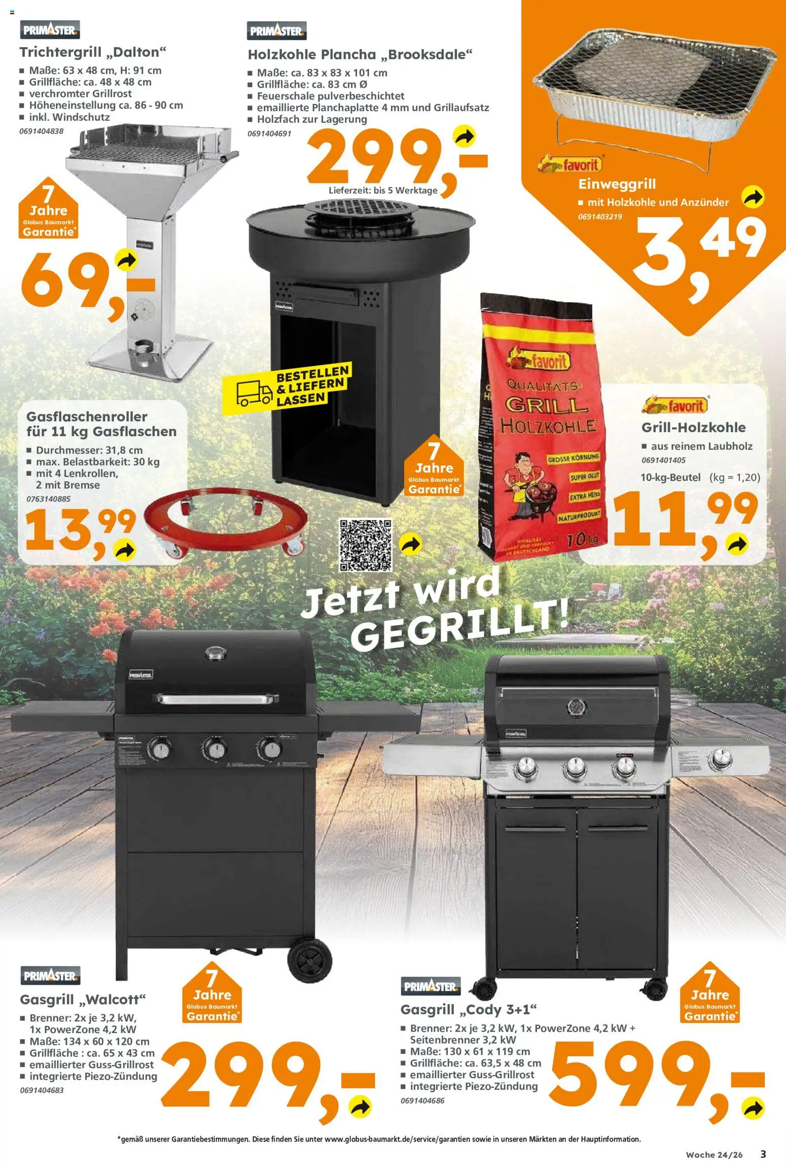 Globus Baumarkt Prospekt Oranienburg-Germendorf – gültig ab 08.06.2026 | Seite: 3 | Produkte: Grill