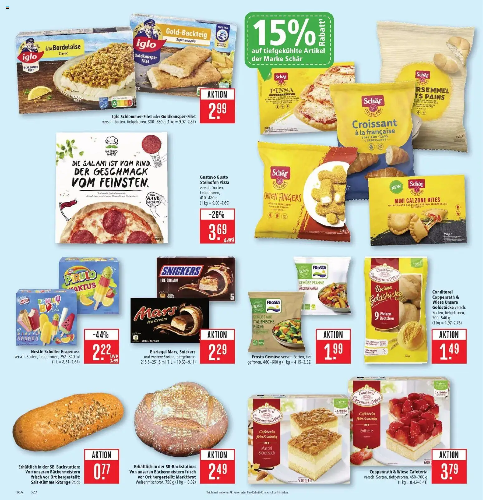 Marktkauf Prospekt Aschaffenburg (ab 31.08.2026) » Angebote online | Seite: 14 | Produkte: Gustavo gusto, Mozzarella, Salami, Pizza