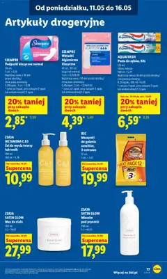 Pogląd oferty "AQUAFRESH Pasta do zębów, XXL, 125 ml różne rodzaje" - ważna od 14.05.2026 | Strona: 83