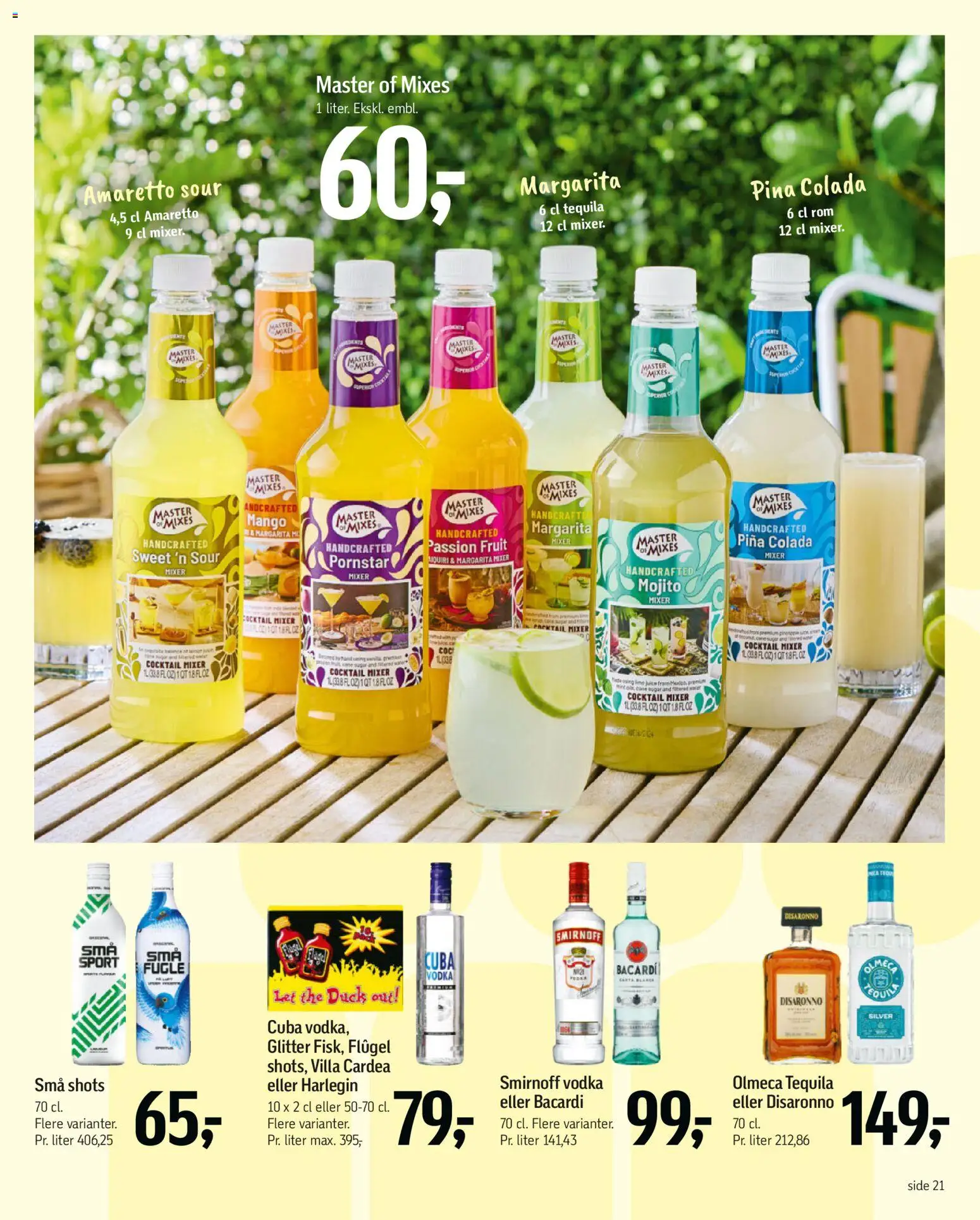 Føtex tilbudsavis – gyldig fra 29.05.2026 | Side: 21 | Produkter: Mango, Vodka, Rom, Mixer