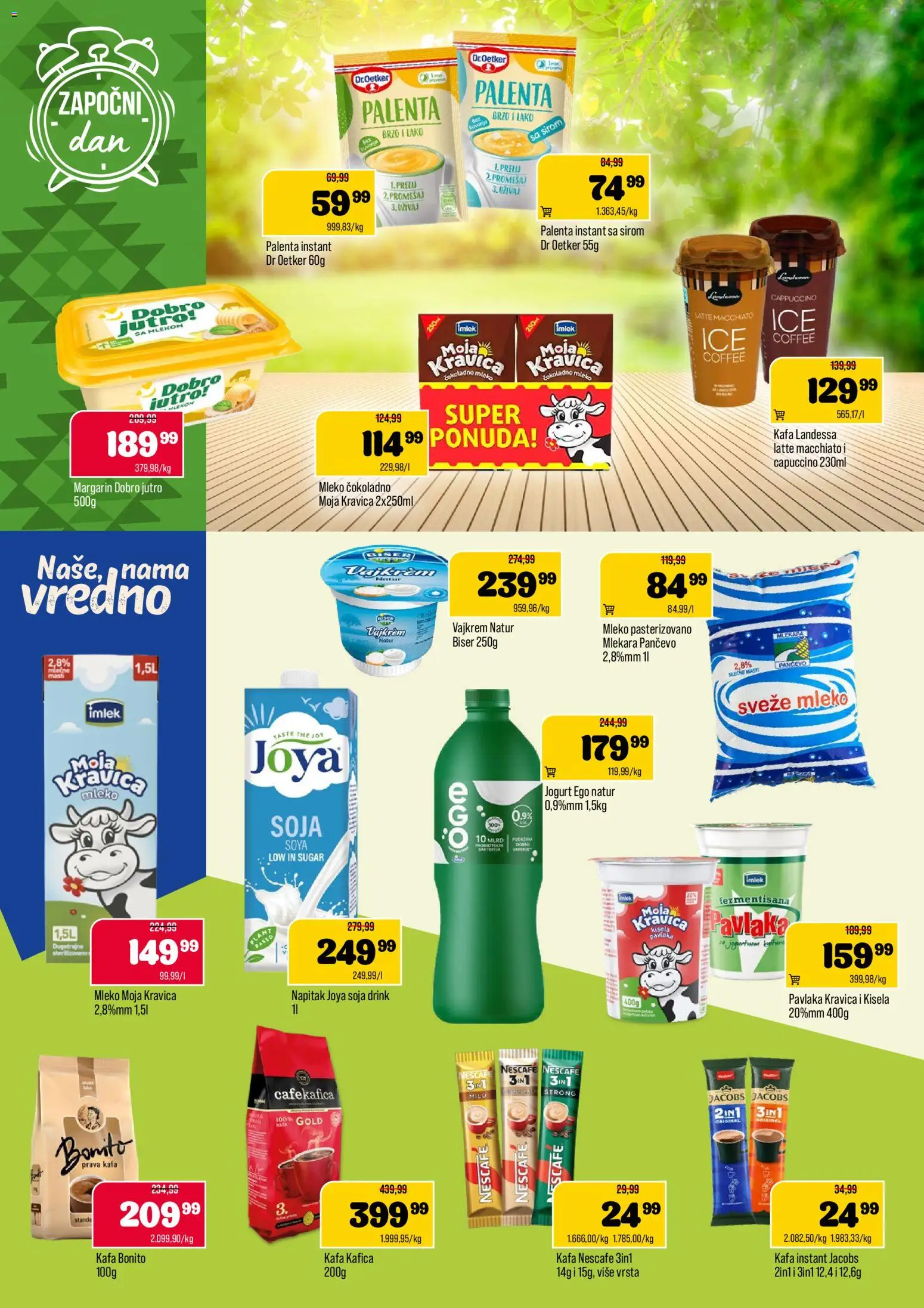 Podunavlje katalog - važi od 15.07.2026 | Strana: 4 | Proizvode: Sveže mleko, Margarin, Mleko, Kafa