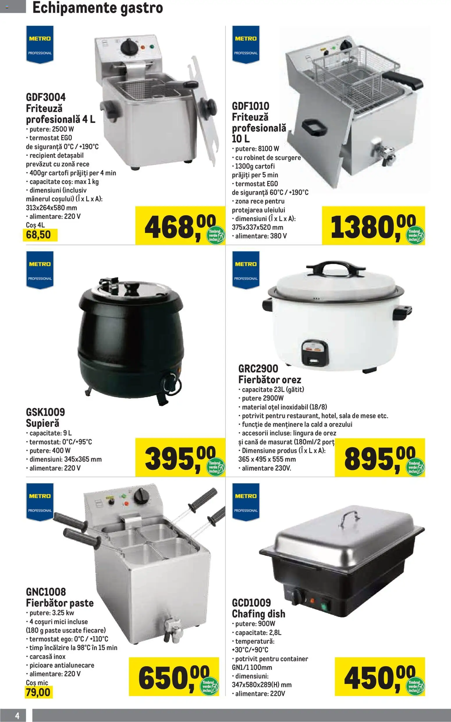 Noul catalog Metro – valabil de la 01.04.2026 | Pagină: 4 | Produse: Carcasă, Mici, Orez, Cartofi