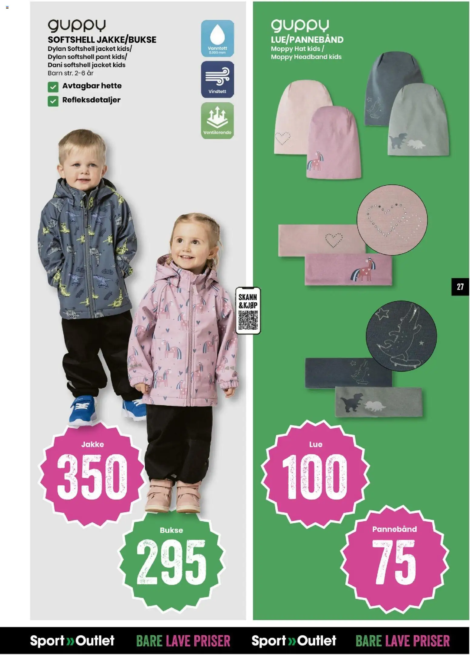 {H1} | Side: 27 | Produkter: Jakke, Lue, Pannebånd