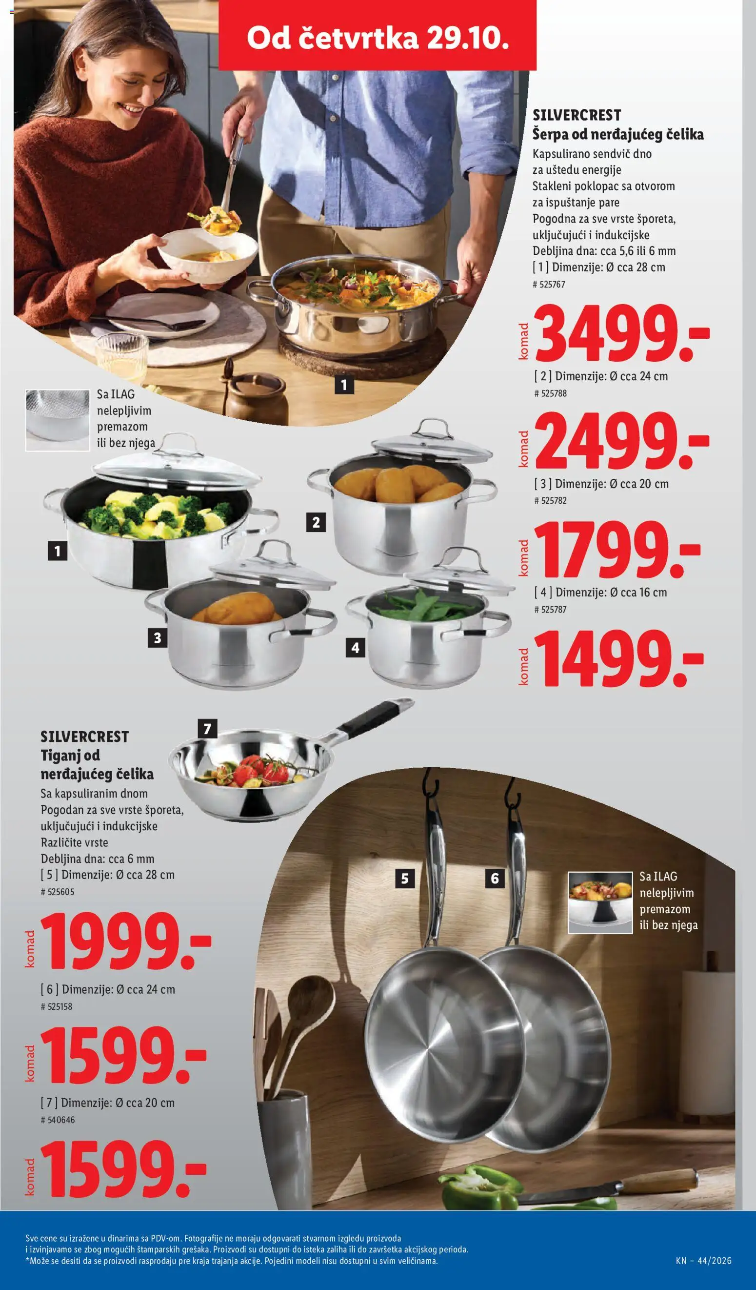 Lidl katalog - važi od 29.10.2026 | Strana: 89 | Proizvode: Silvercrest, Poklopac, Tiganj