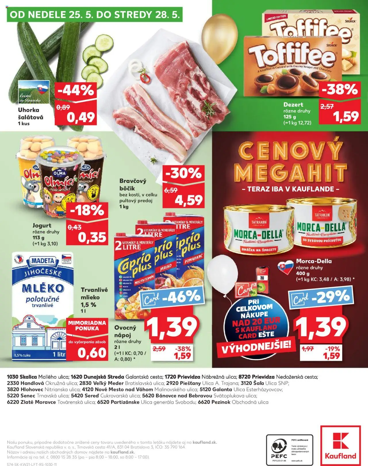 Nové Kaufland akcie – leták je platný od 22.05.2025 | Strana: 74