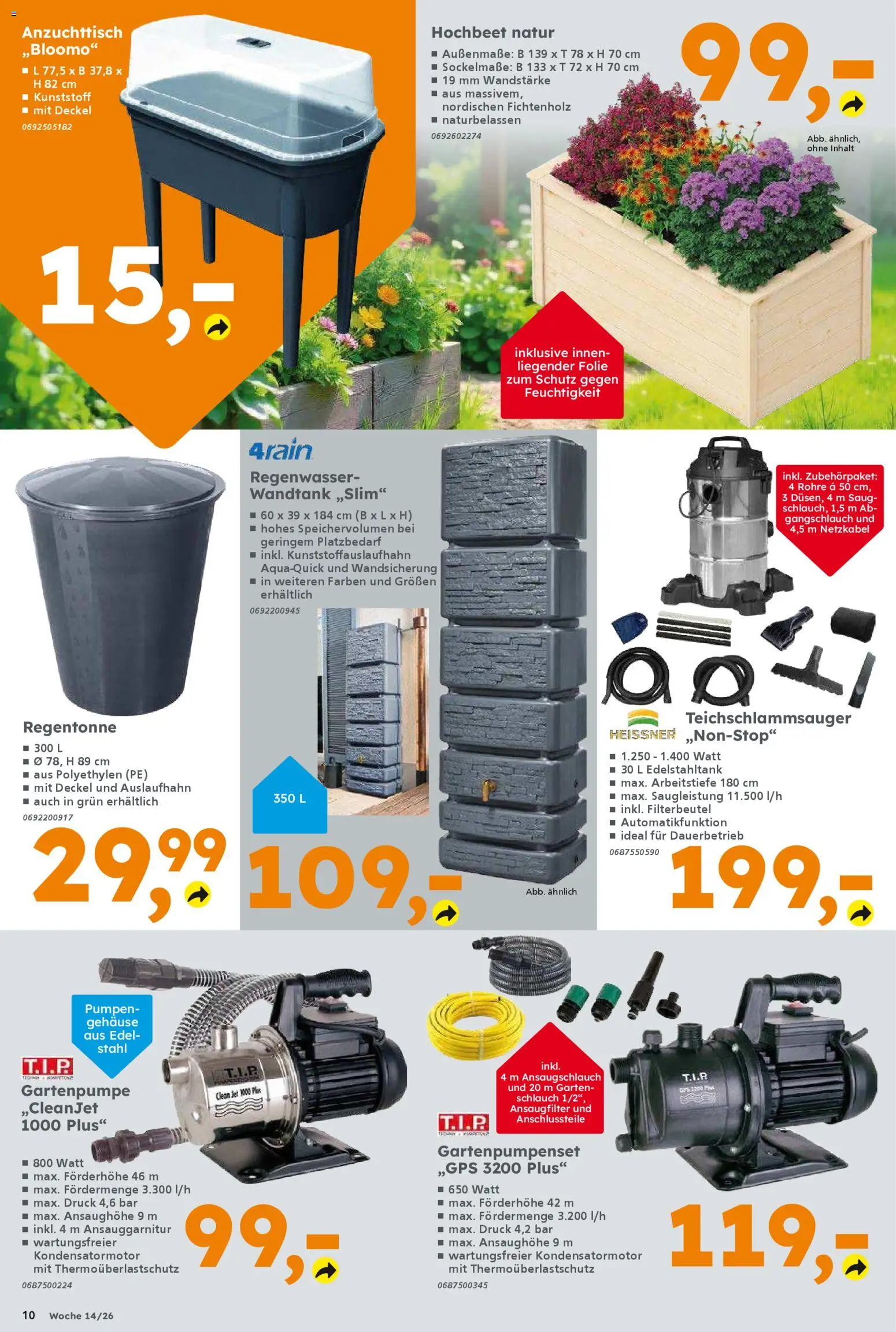Globus Baumarkt Prospekt 	 – gültig ab 30.03.2026 | Seite: 10 | Produkte: Hochbeet