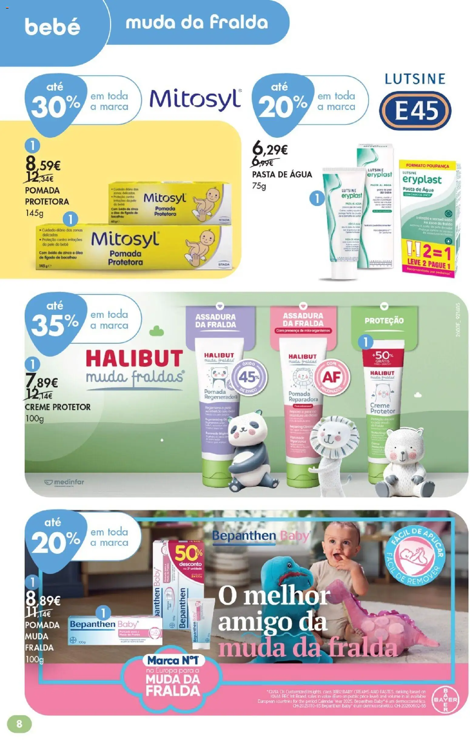 Pingo Doce Bem Estar Regresso à Rotina Lojas │ válido de 25/08/2026 | Página: 8 | Produtos: Bacalhau, Pomada, Óleo, Creme