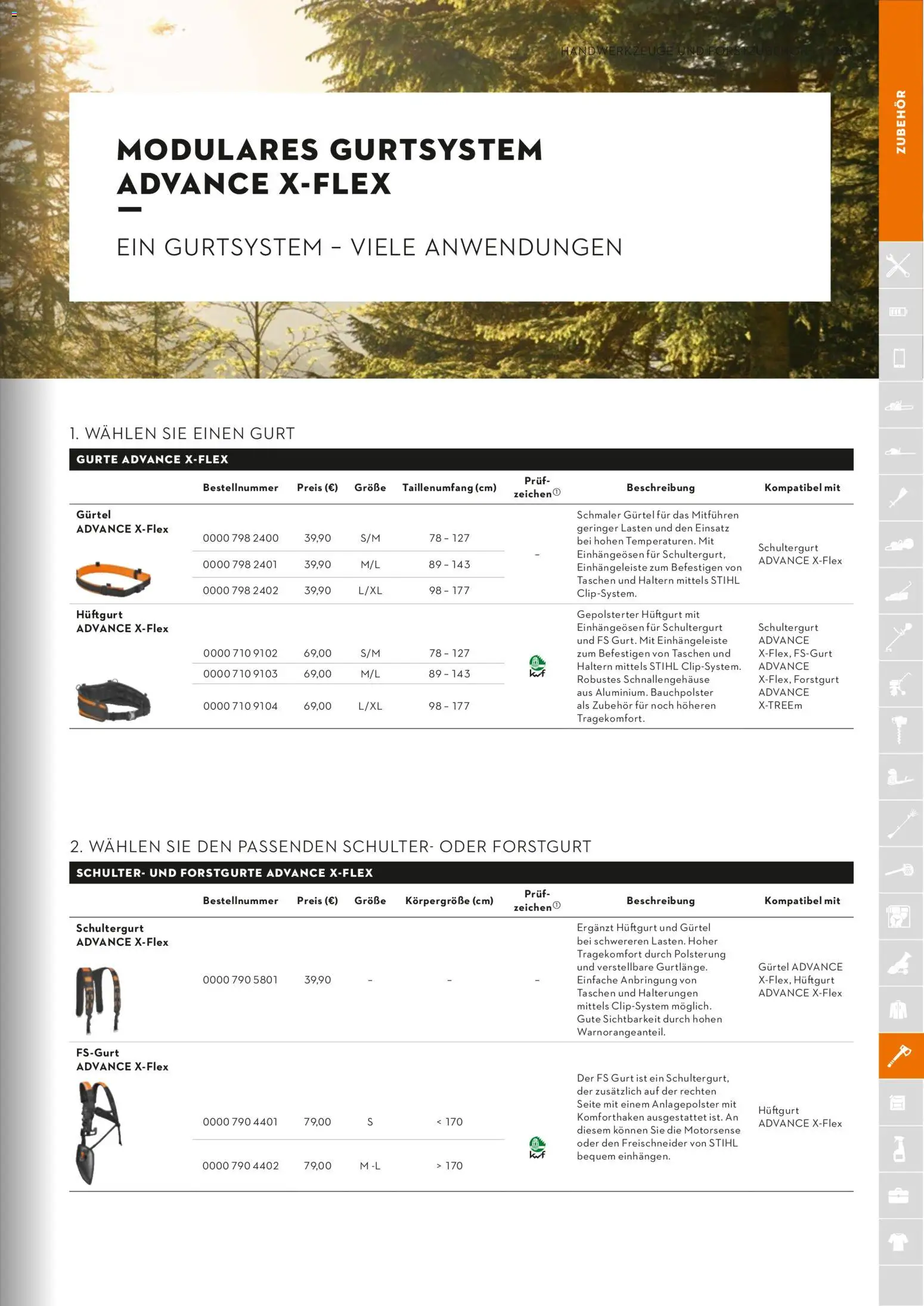 STIHL Katalog – gültig ab 01.01.2026 | Seite: 281 | Produkte: Gürtel