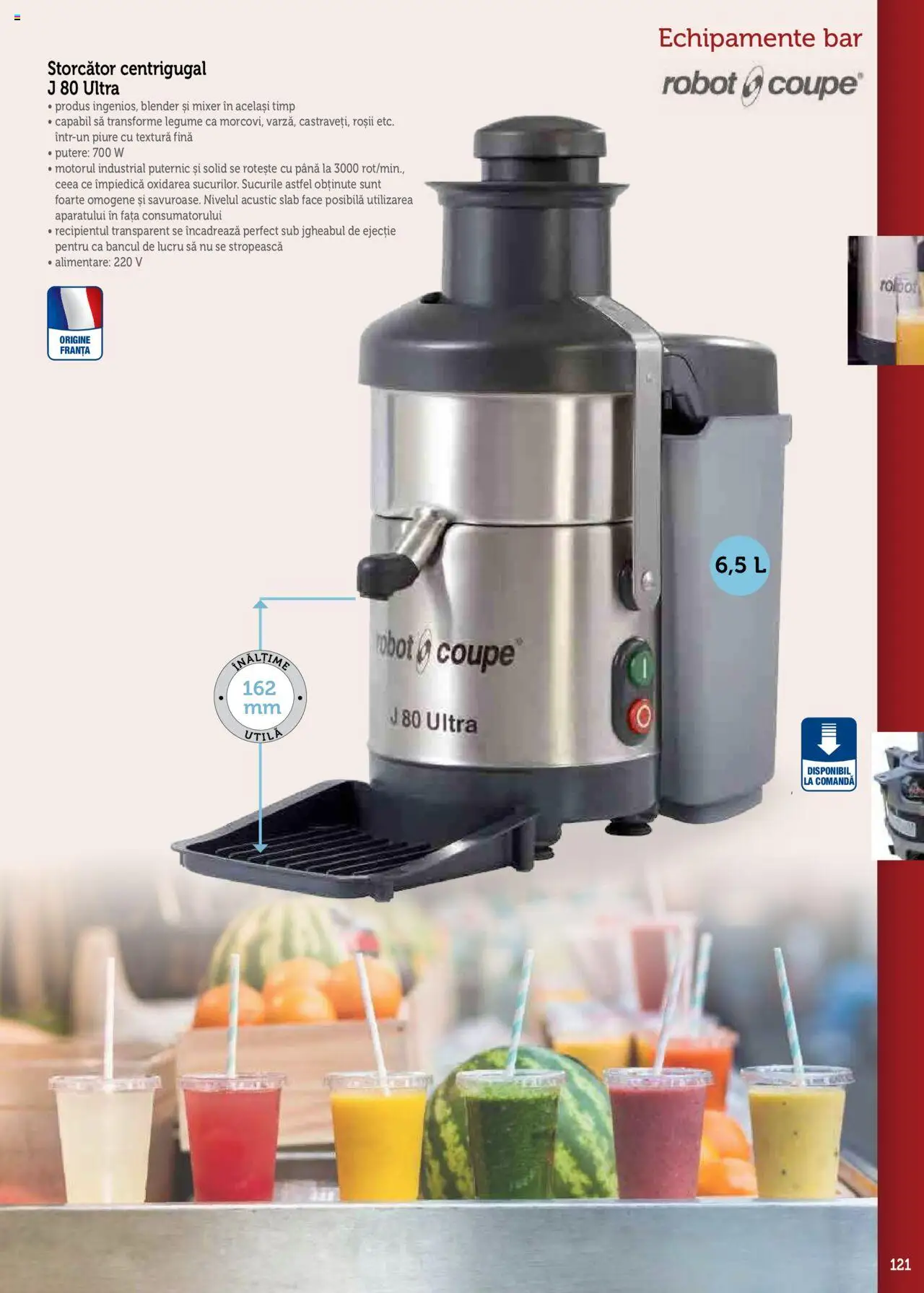 Noul catalog Metro – valabil de la 17.09.2025 | Pagină: 121 | Produse: Mixer, Robot, Storcător, Roșii