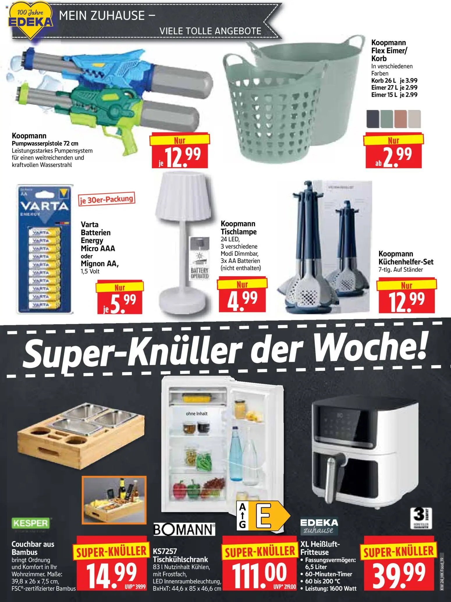 HERKULES Prospekt – gültig ab 08.06.2026 | Seite: 19 | Produkte: Batterien, Energy, Korb, Fritteuse
