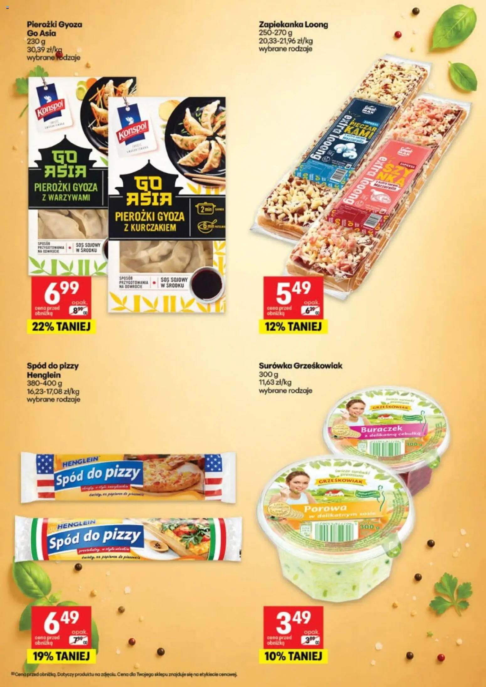 Delikatesy Centrum gazetka - Katalog Aranż od 30.06.2026 | Strona: 12 | Produkty: Zapiekanka, Sos sojowy, Mozzarella, Sos