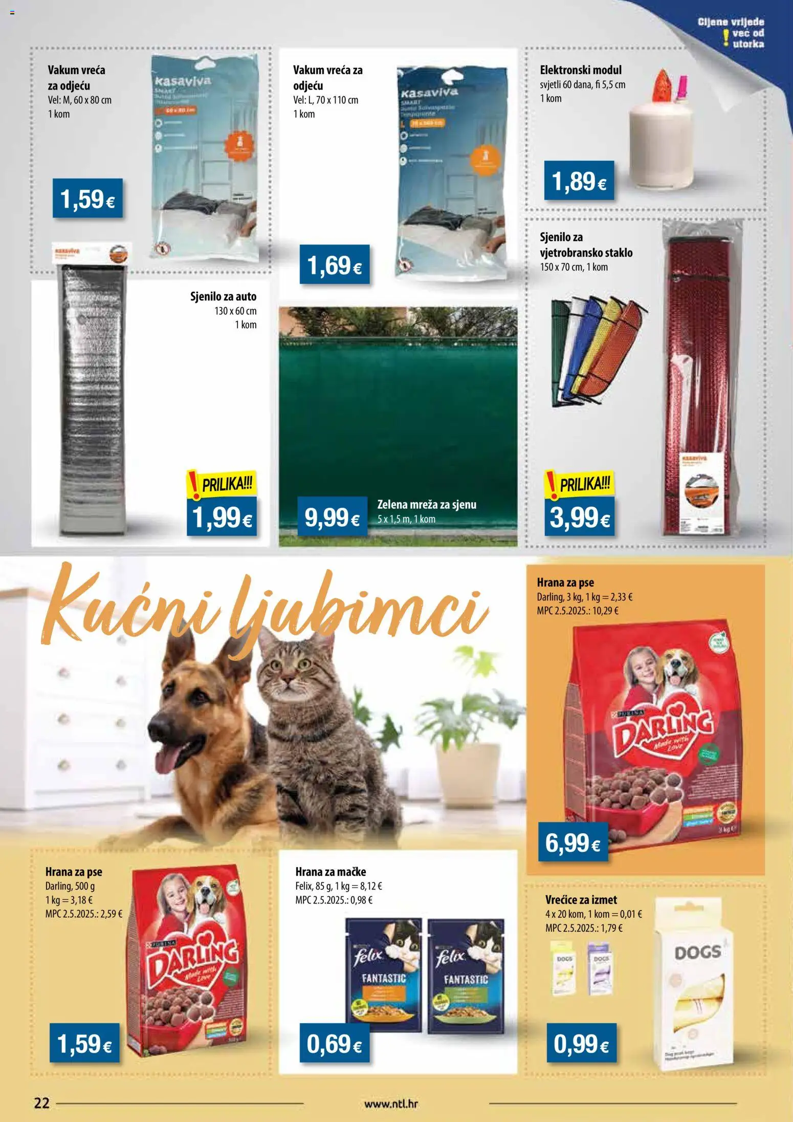 NTL katalog | vrijedi od 06.05.2026 | Stranica: 22 | Proizvodi: Hrana za pse, Hrana za mačke