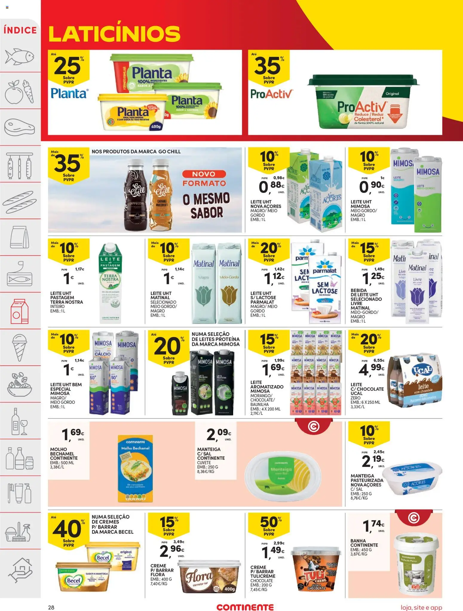 Continente folheto │ válido de 07/07/2026 | Página: 30 | Produtos: Sal, Leite, Manteiga, Chocolate