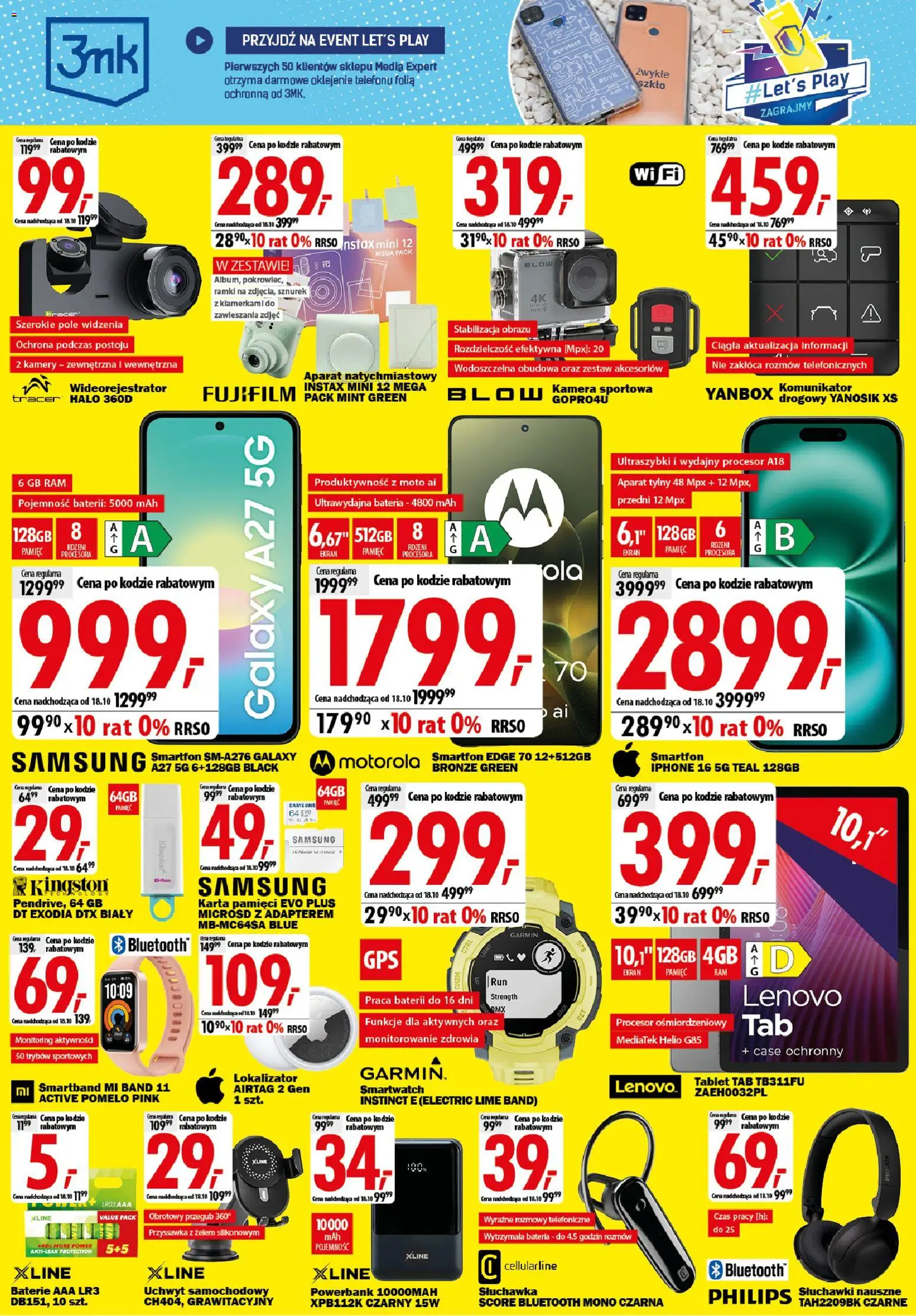 Mediaexpert promocje od 08.10.2026 | Strona: 4 | Produkty: Baterie aaa, Powerbank, Pomelo, Folia