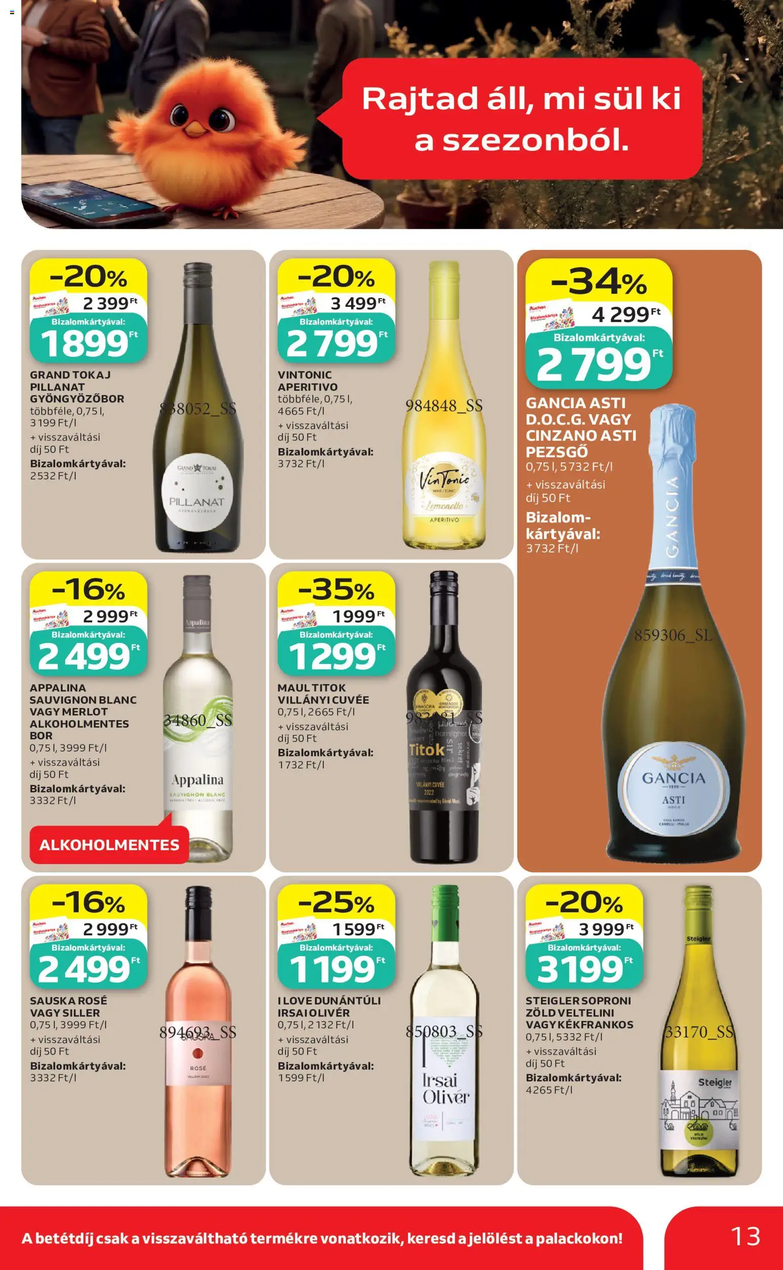 Auchan akciós ujság - amely érvényes a következő dátumtól: 2026.06.25. | Oldal: 13