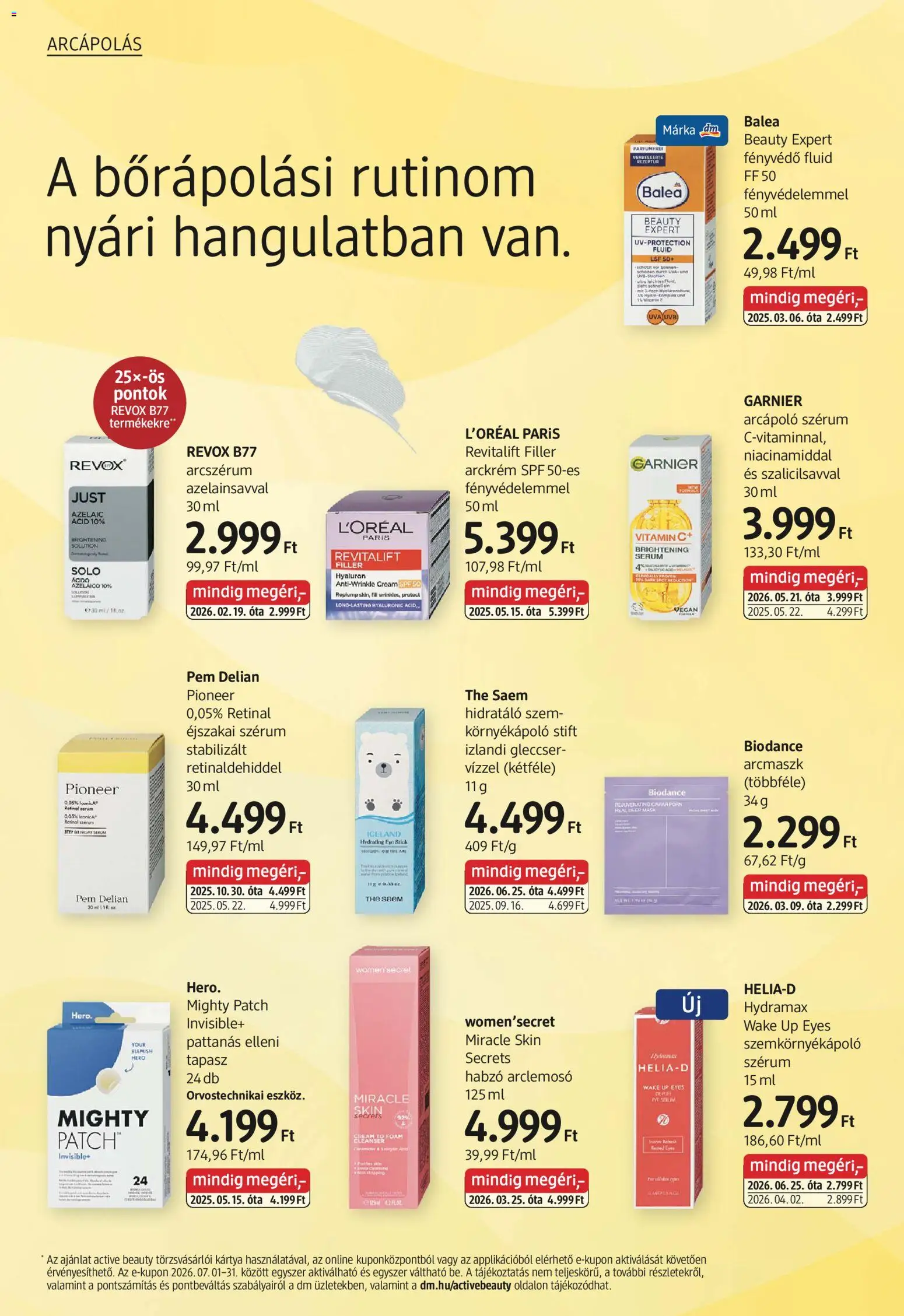 DM Drogerie Markt akciós ujság - amely érvényes a következő dátumtól: 2026.07.02. | Oldal: 4