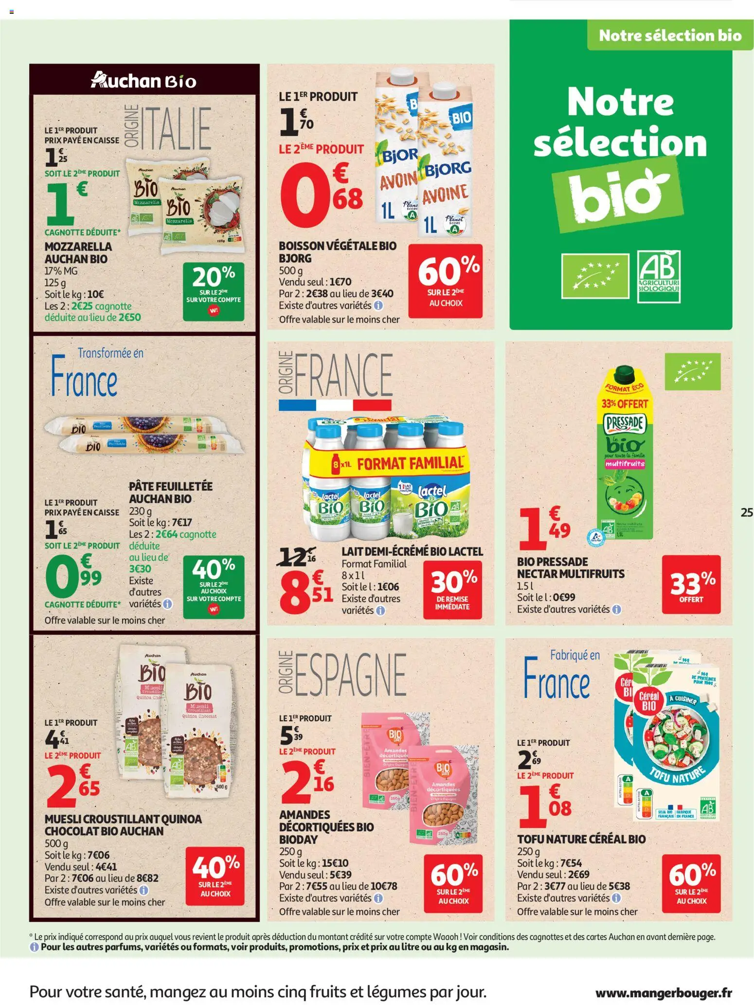 {H1} | Pagina: 25 | Producten: Muesli, Quinoa, Mozzarella, La