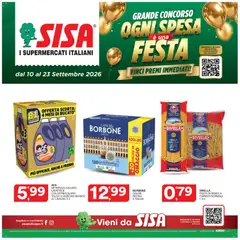 Anteprima del volantino SISA volantino valido a partire dal 10/09/2026 | Pagina: 24 | Prodotti: Divella, Pasta di semola, Semola, Spaghetti