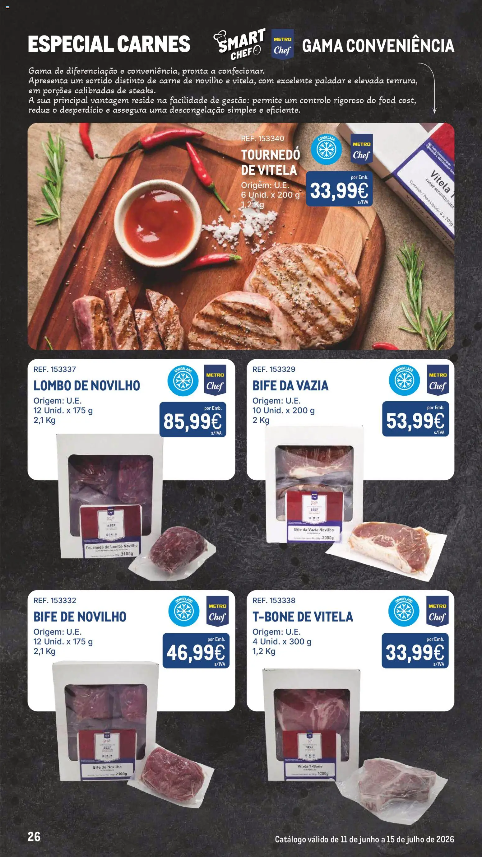 Makro Especial Carnes │ válido de 11.06.2026 | Página: 26 | Produtos: Vitela, Lombo, Carne