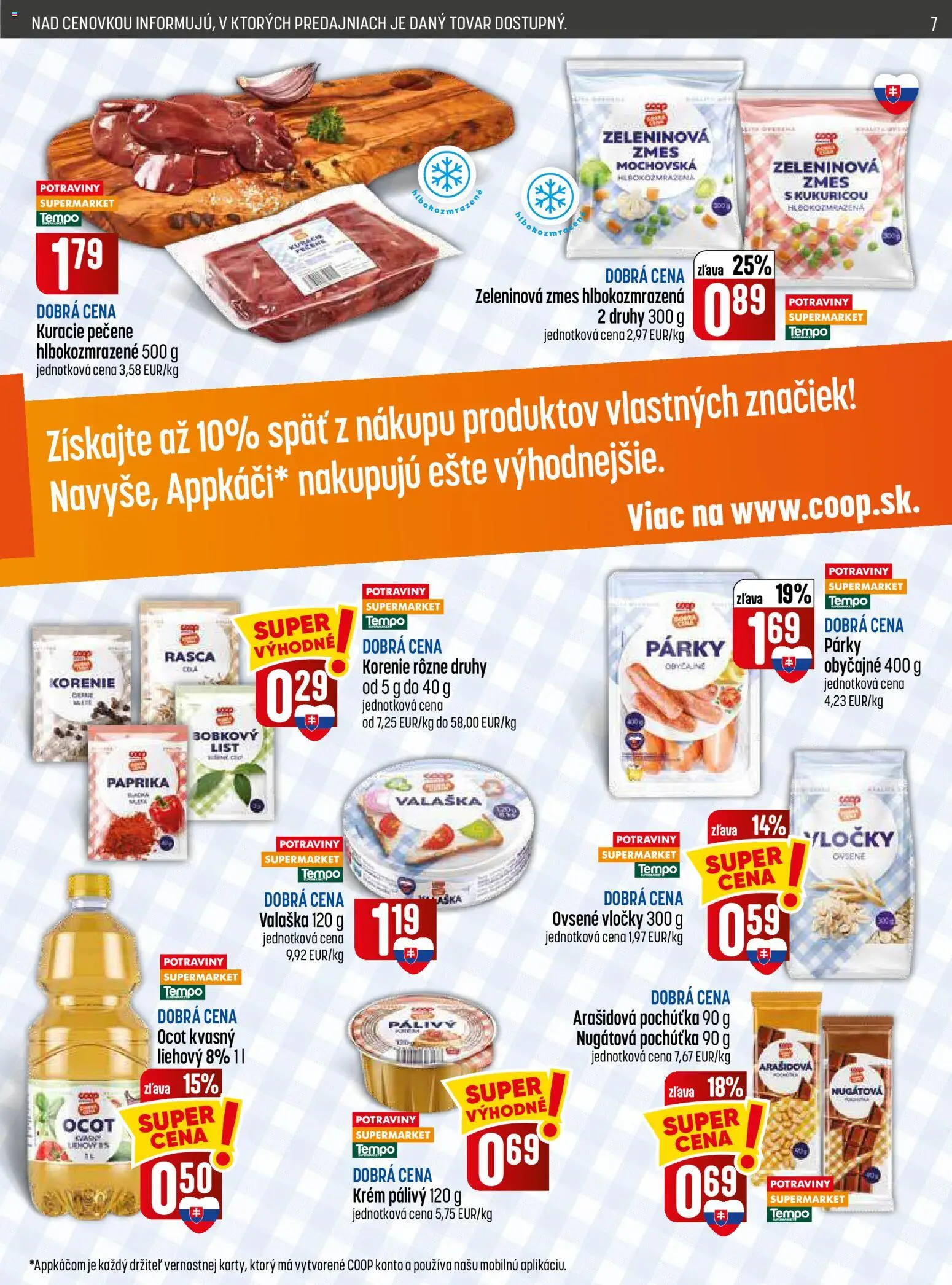 Nové COOP Jednota akcie – leták je platný od 26.08.2026 | Strana: 7