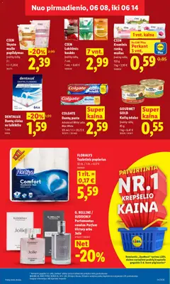 LIDL leidinys galioja nuo 08.06.2026 | Puslapis: 21 | Prekių: Muilas, Krepšelis, Tualetinis popierius