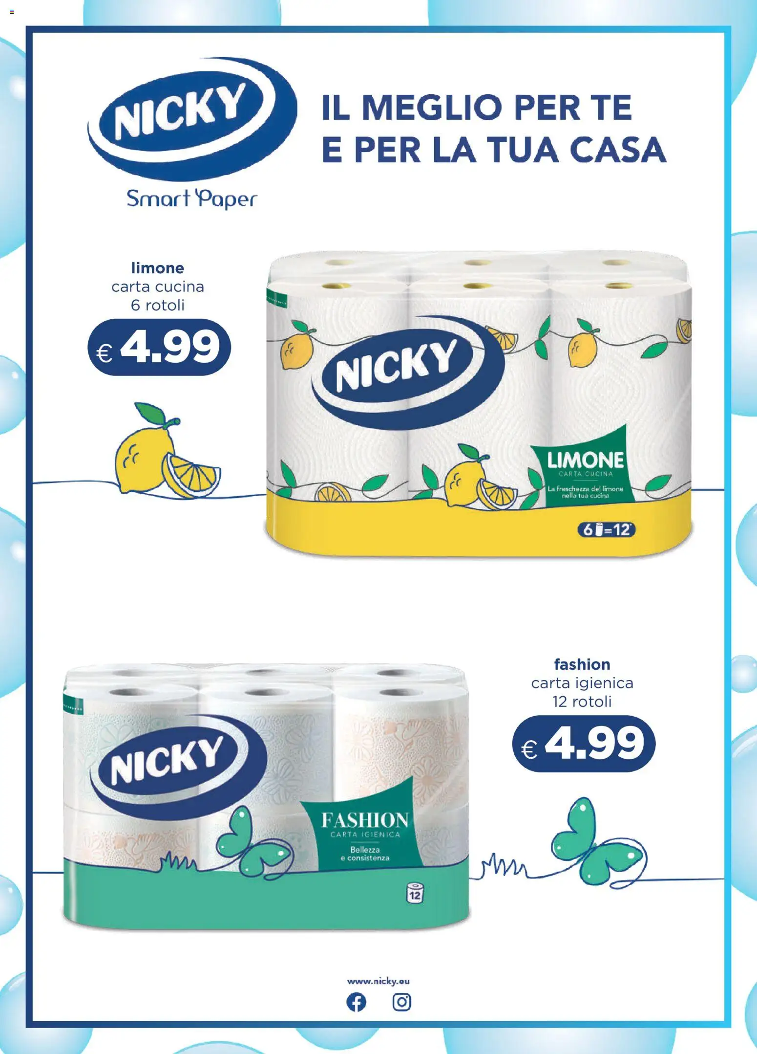 Volantino Acqua e Sapone del 19/07/2026 | Pagina: 7 | Prodotti: Carta igienica, Tè, Limone