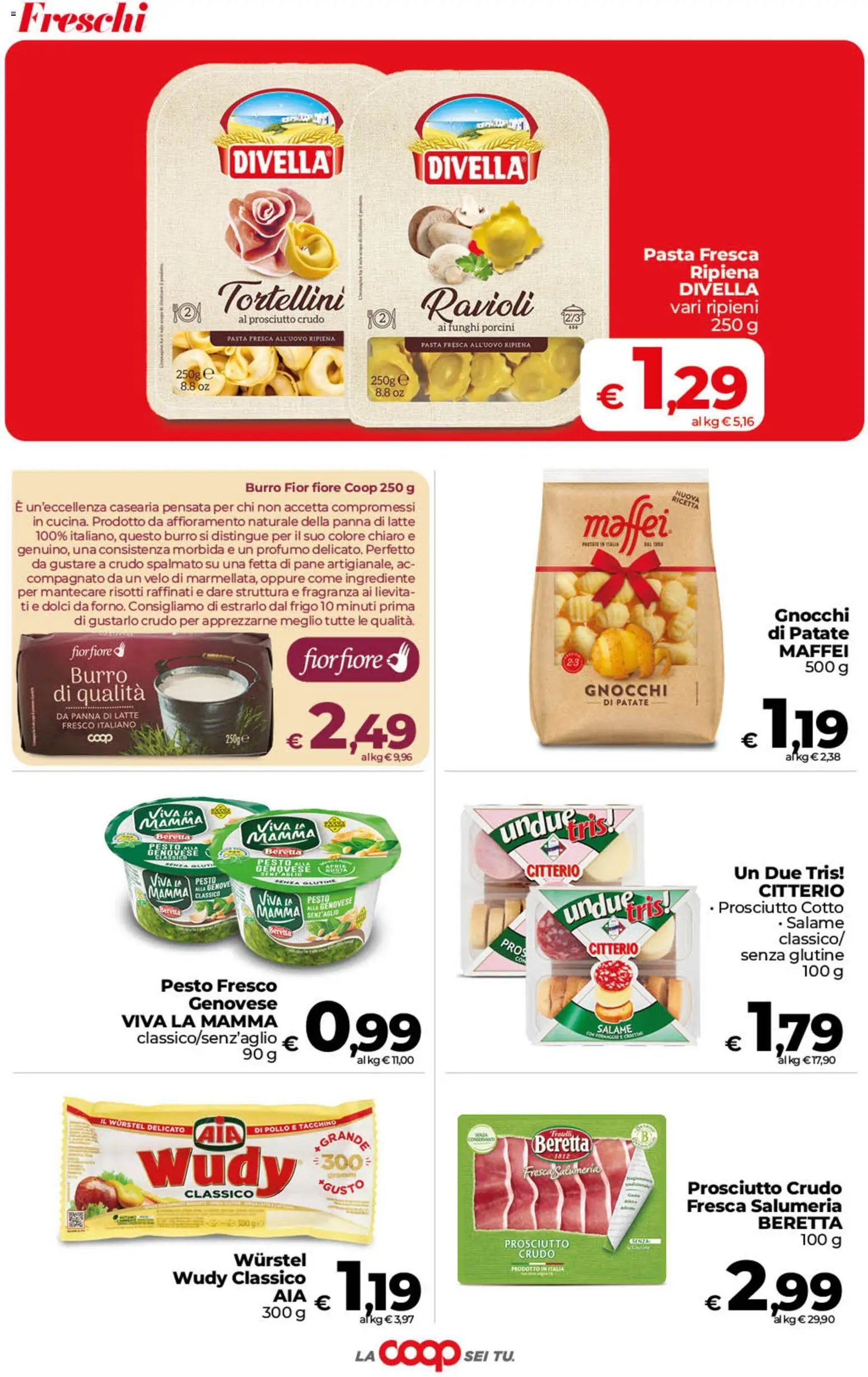 Volantino COOP del 02/10/2026 | Pagina: 8 | Prodotti: Pane, Panna, Pasta, Ravioli