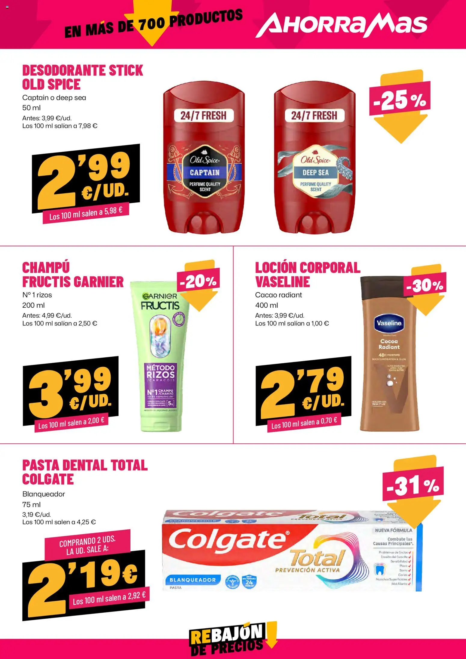 AhorraMas folleto │ válido desde el 13/08/2026 | Página: 17 | Productos: Perfume, Champú, Desodorante, Loción corporal