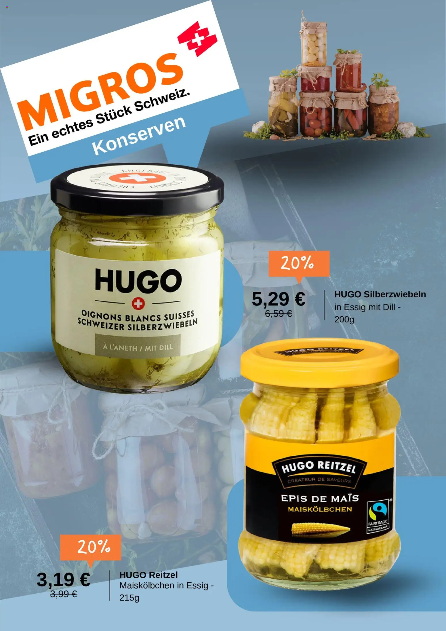 Migros Prospekt – gültig ab 29.09.2026 | Seite: 4 | Produkte: Mais, Essig, Dill, Hugo