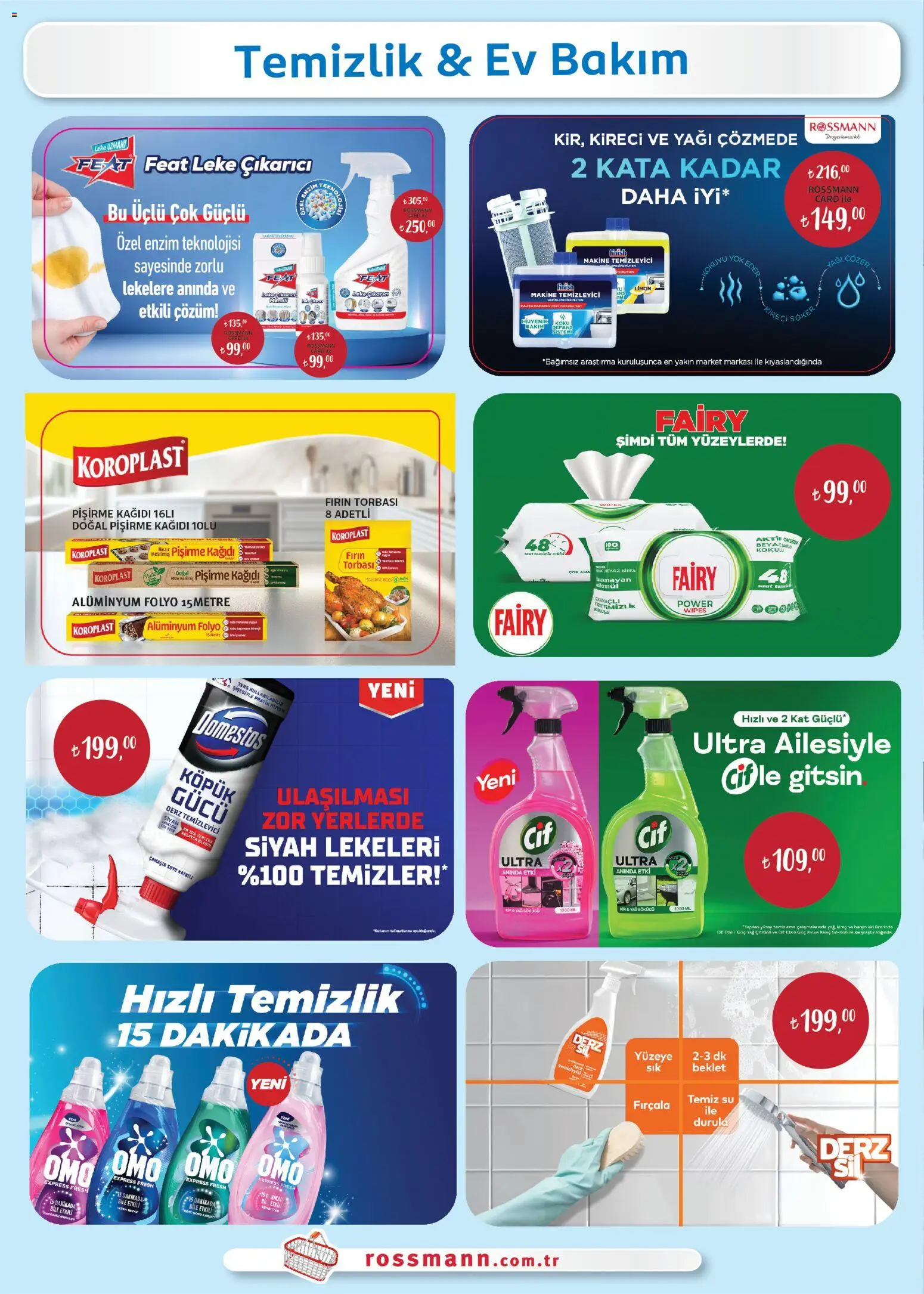 Rossmann - Mart Ev & Yaşam Kataloğu - 02.03.2026 tarihinden itibaren geçerlidir | Sayfa: 8 | Ürünler: Leke çıkarıcı, Sirke, Su, Fırın