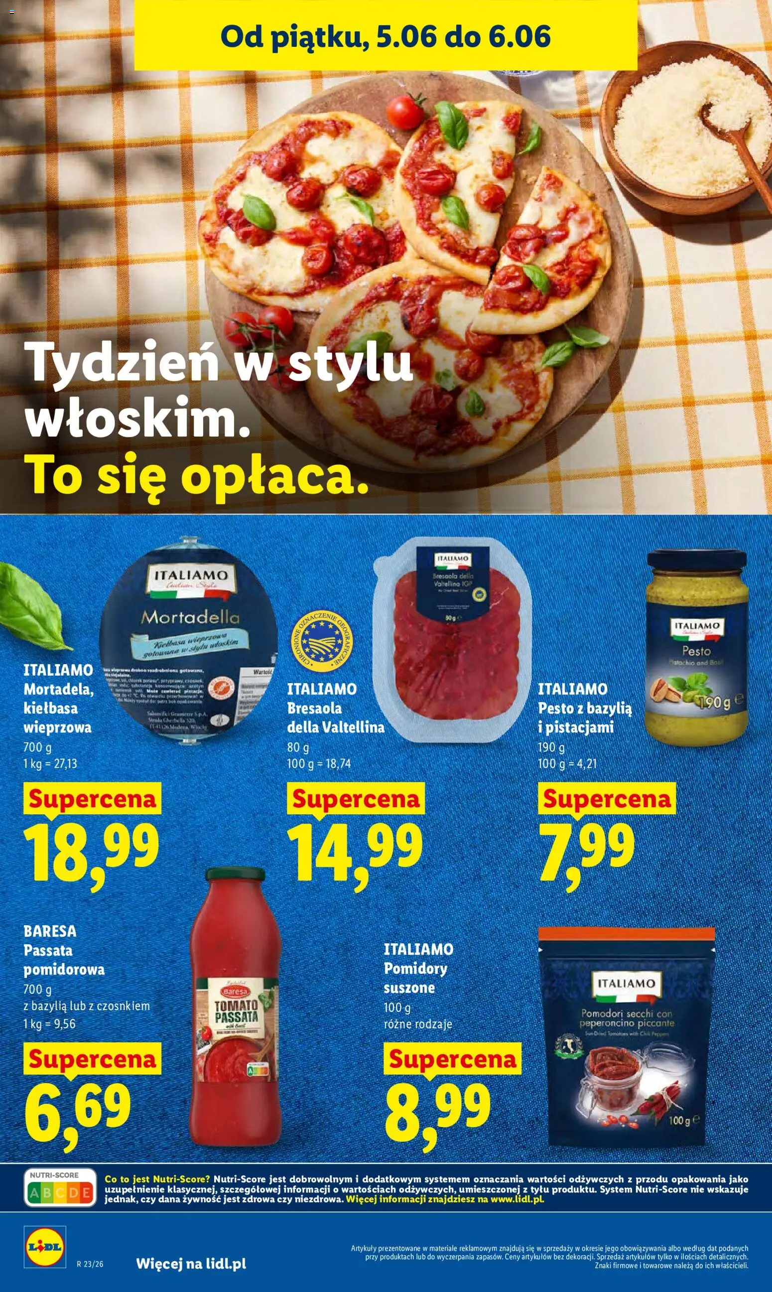 Lidl Polsko leták od 05.06.2026 | Strana: 78 | Produkty: Passata, Pesto, Bresaola, Mortadella