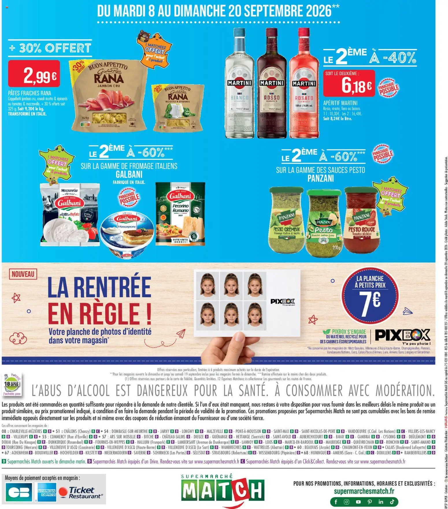 {H1} | Page: 26 | Produits: Sauces, Mozzarella, Épinards, Pâtes