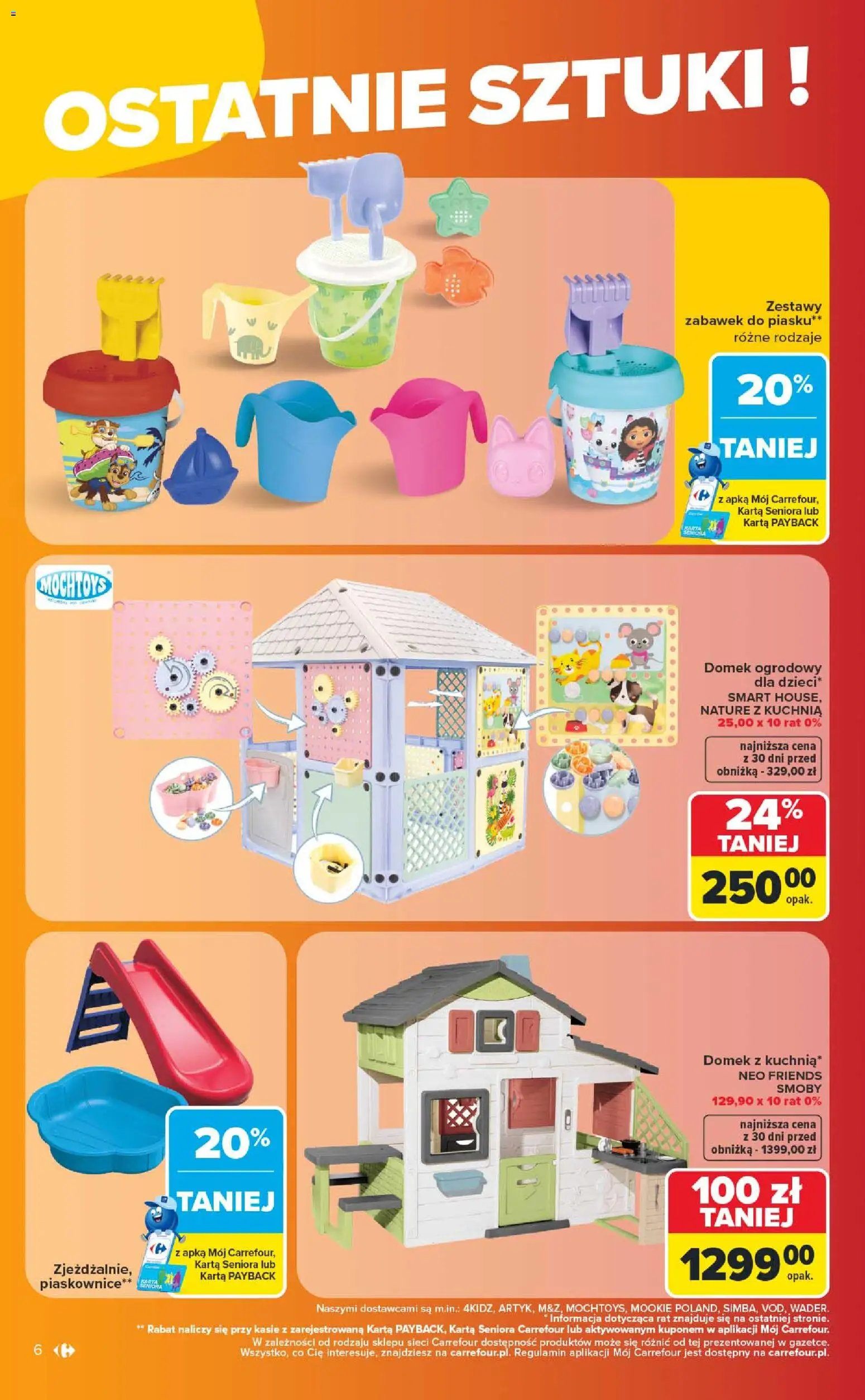 Carrefour gazetka - Ostatnie sztuki i letnie hity od 27.07.2026 | Strona: 6 | Produkty: Karta