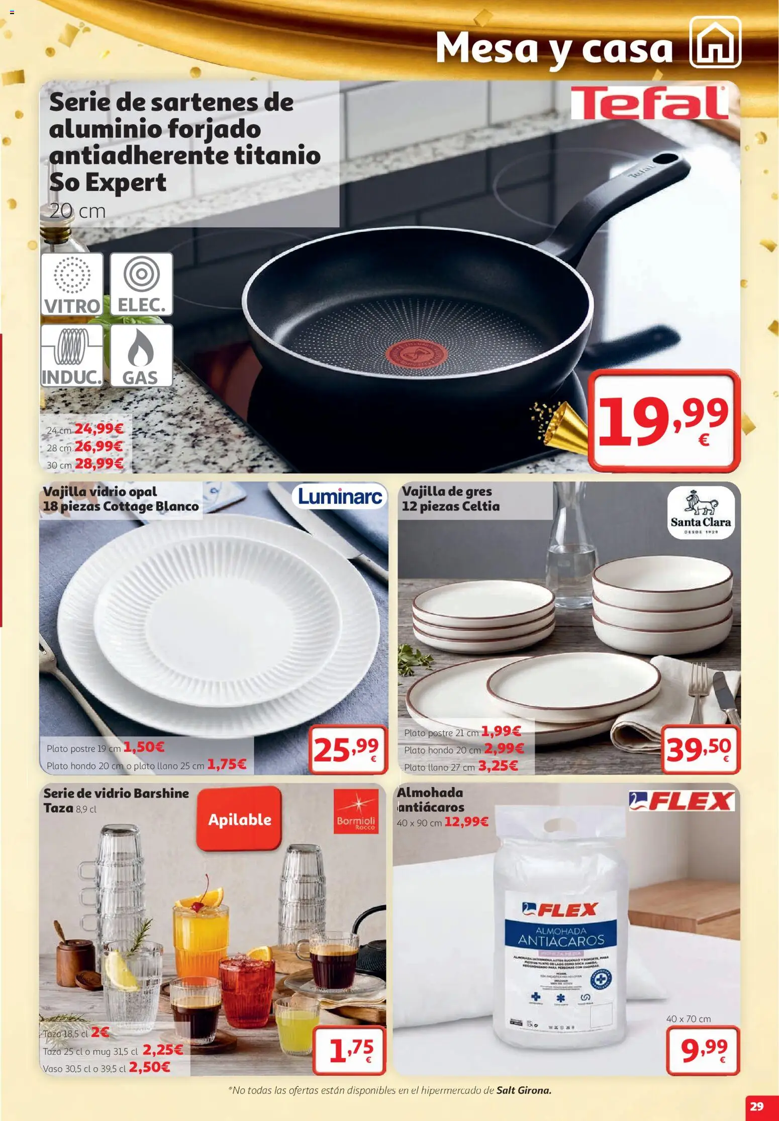 Alcampo folleto Vilanova I La Geltrú │ válido desde el 22/10/2026 | Página: 29 | Productos: Postre, Vajilla, Almohada, Mesa