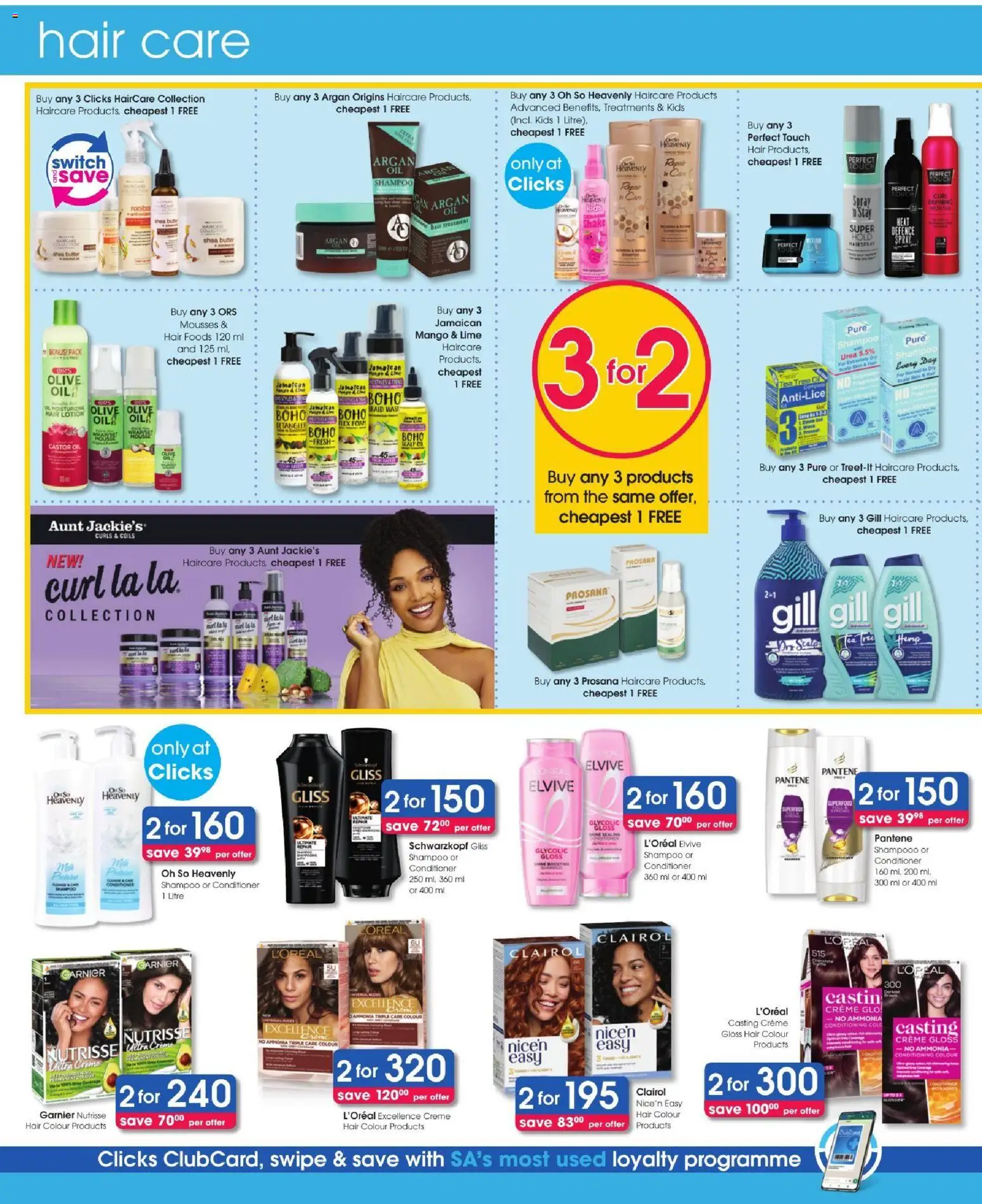 New Clicks catalogue – valid from 11/08/2026 | Page: 22 | Products: Butter, Hair colour, Shampoo, Conditioner