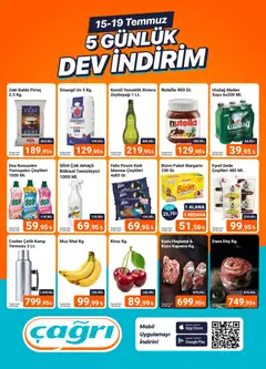 15 Temmuz 2026 tarihinden itibaren geçerli olan Çağrı Market kataloğu önizlemesi