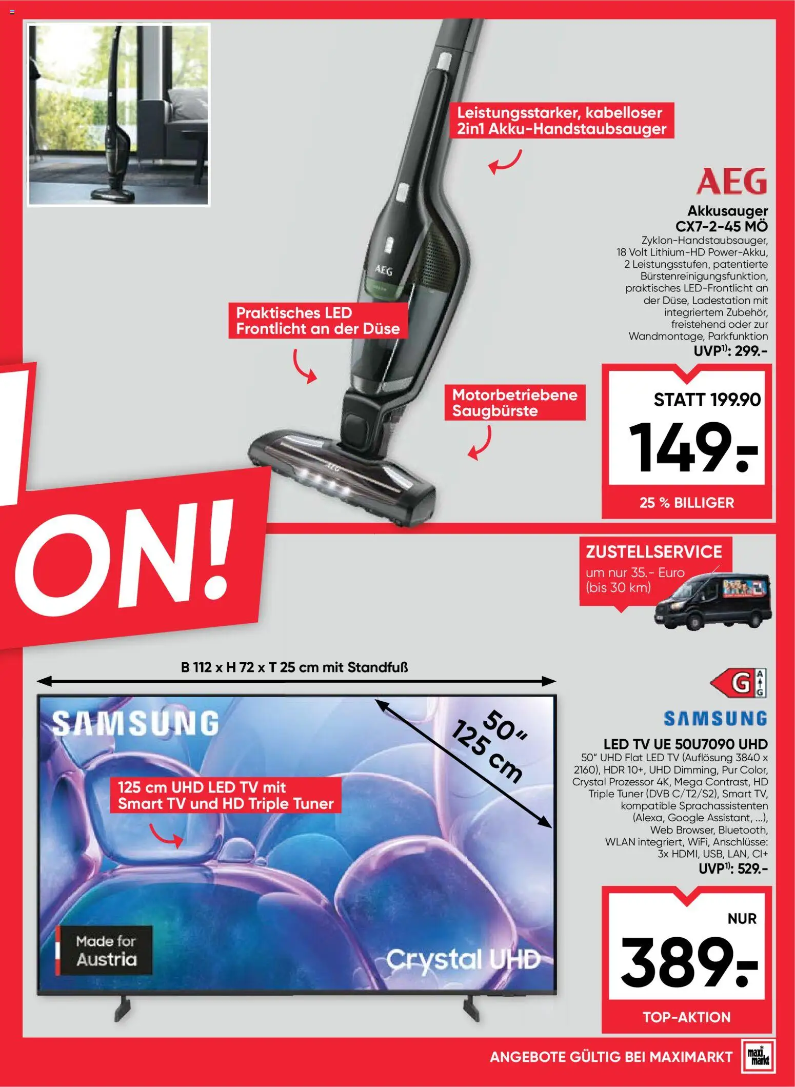 Maximarkt Flugblatt gültig ab 21.05.2026 | Seite: 23 | Produkte: TV, Samsung
