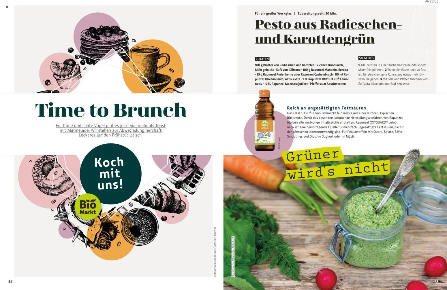Denns BioMarkt KREO Magazin gültig ab 16.04.2026 | Seite: 18 | Produkte: Pfeffer, Joghurt, Brot, Saft