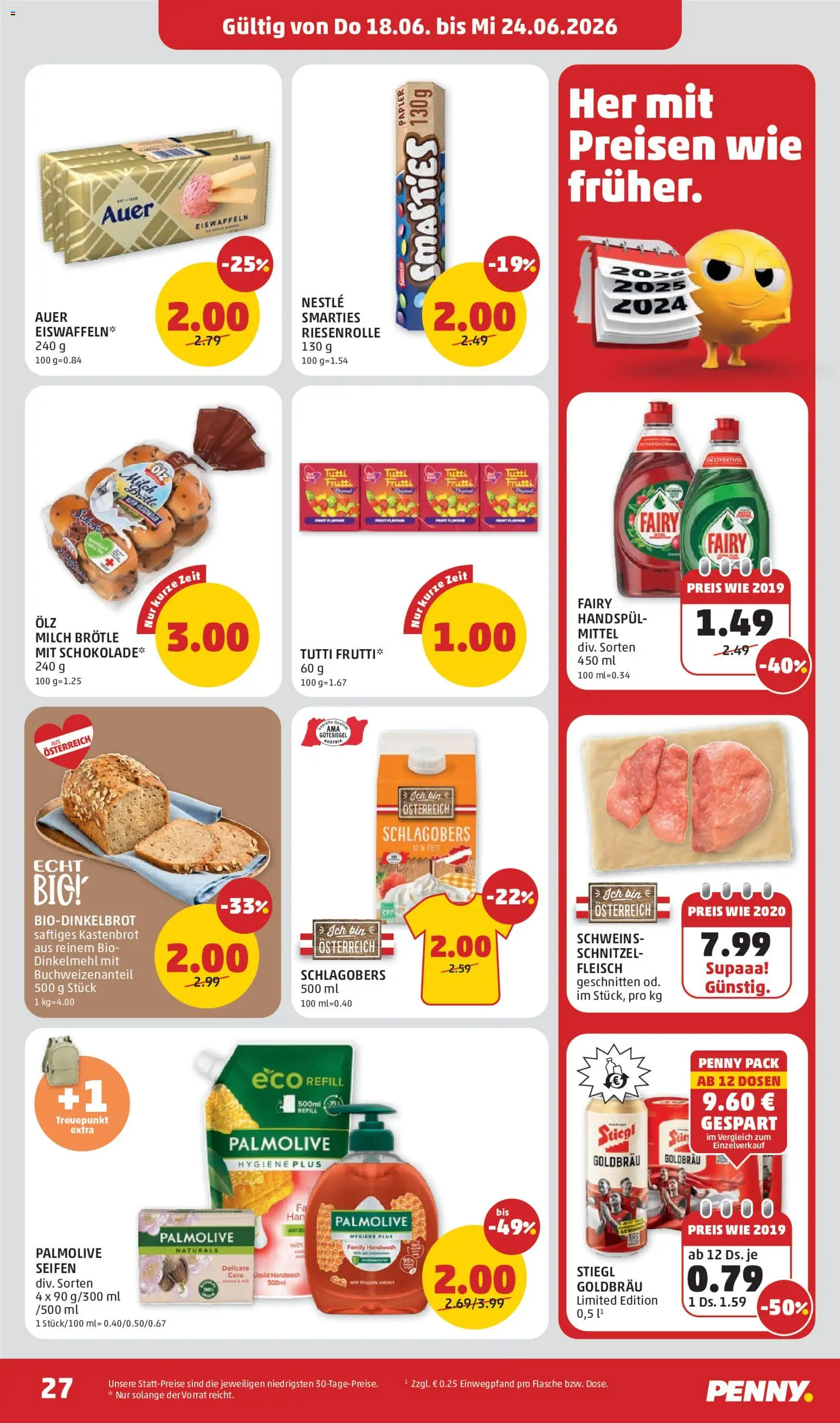 Penny Markt Schmankerl Post gültig ab 18.06.2026 | Seite: 27 | Produkte: Milch