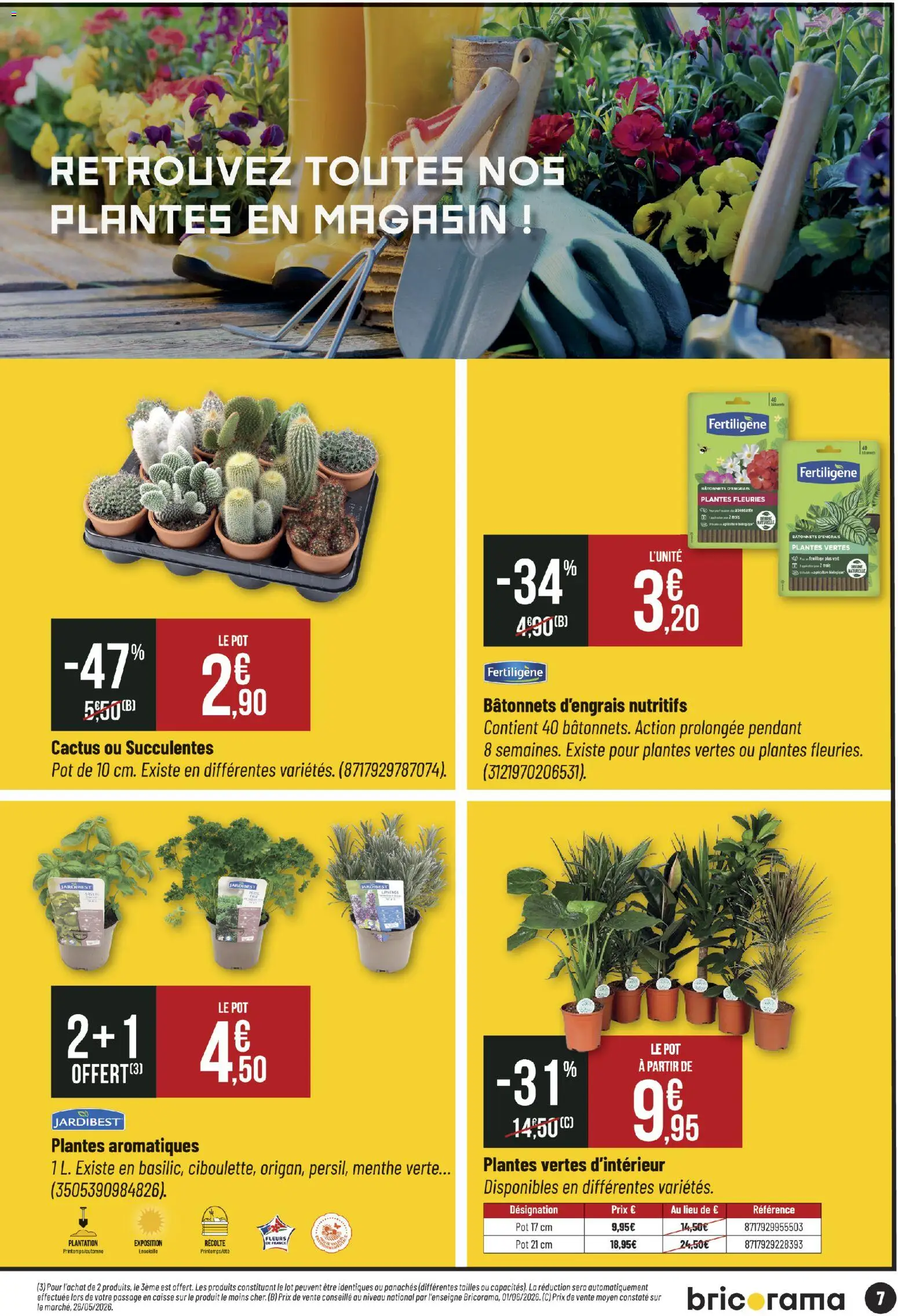 {H1} | Page: 7 | Produits: Menthe, Fleurs, Cactus, Plantes vertes
