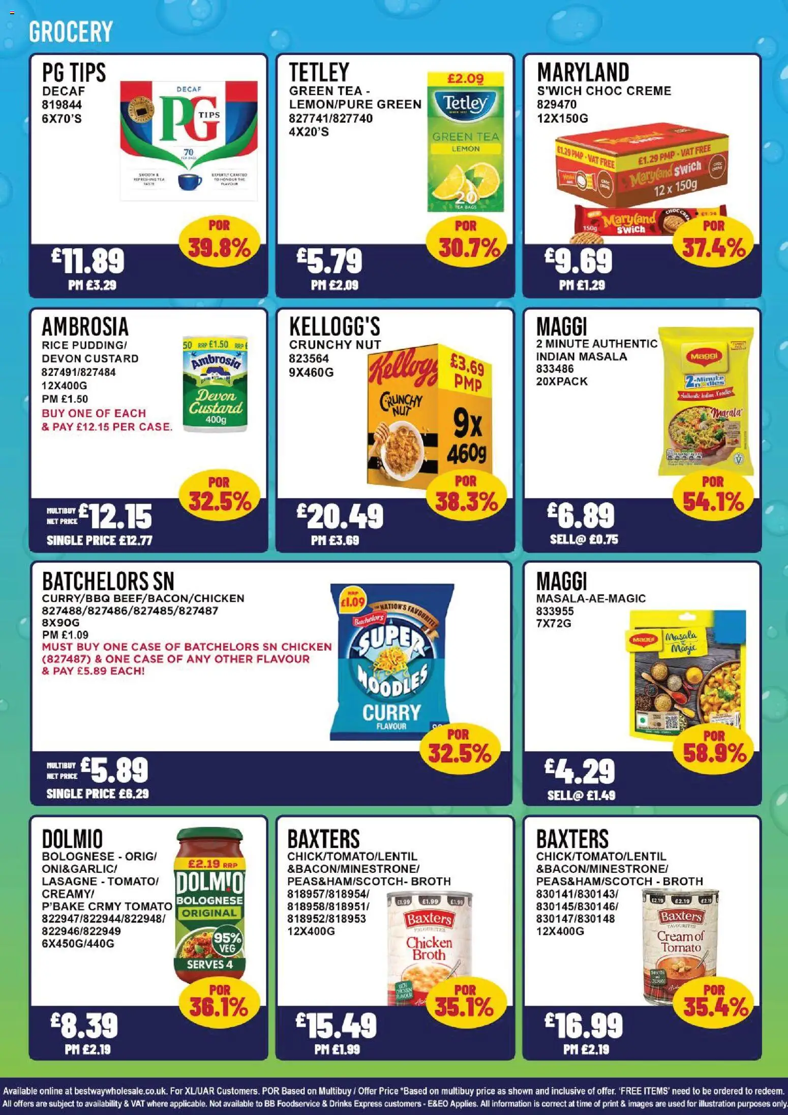 {H1} | Page: 9 | Products: Chicken, Rice, Case, Lemon