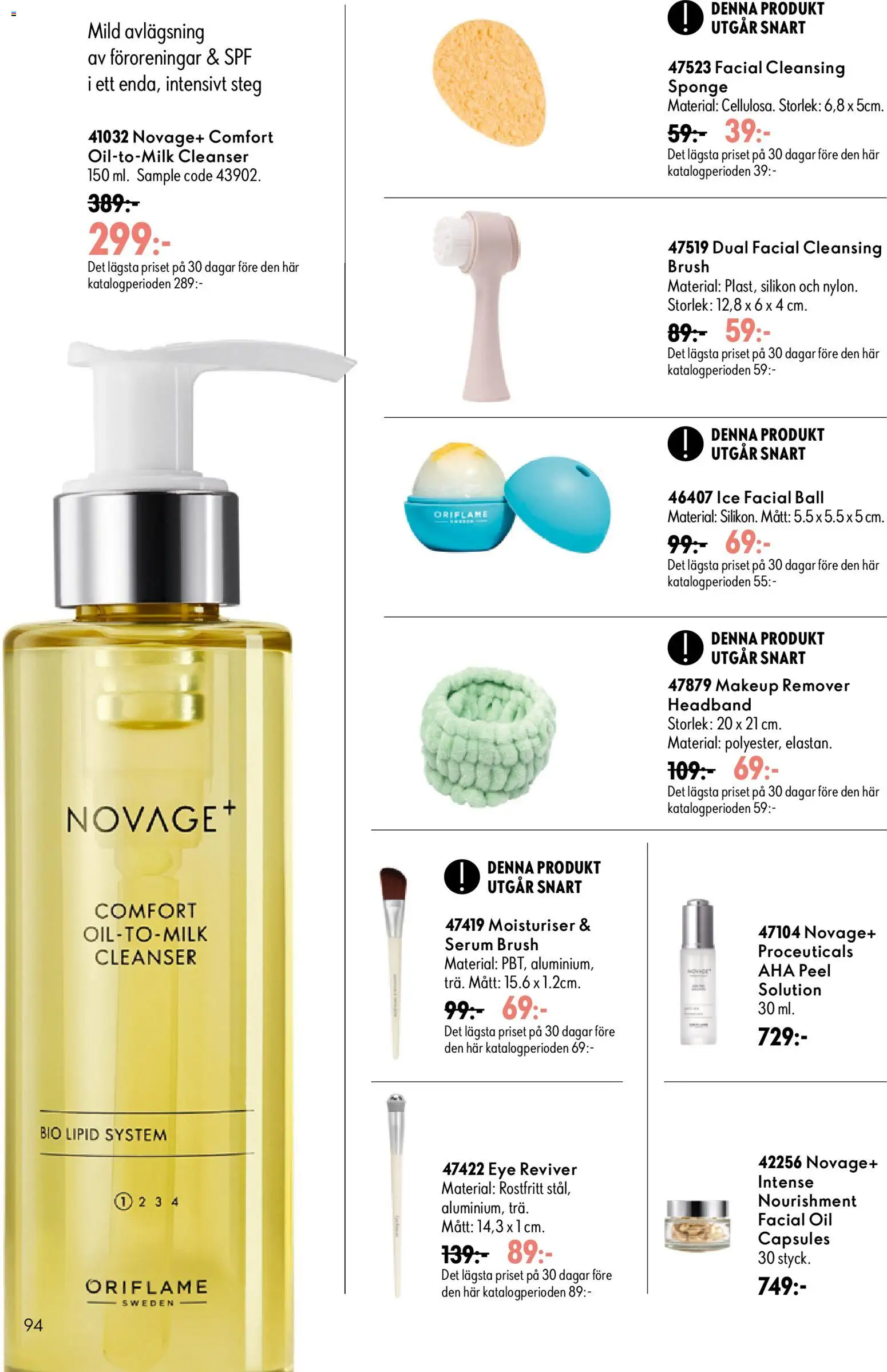 Oriflame reklamblad aktuell från 26/08/2026 | Sida: 94 | Produkter: Serum