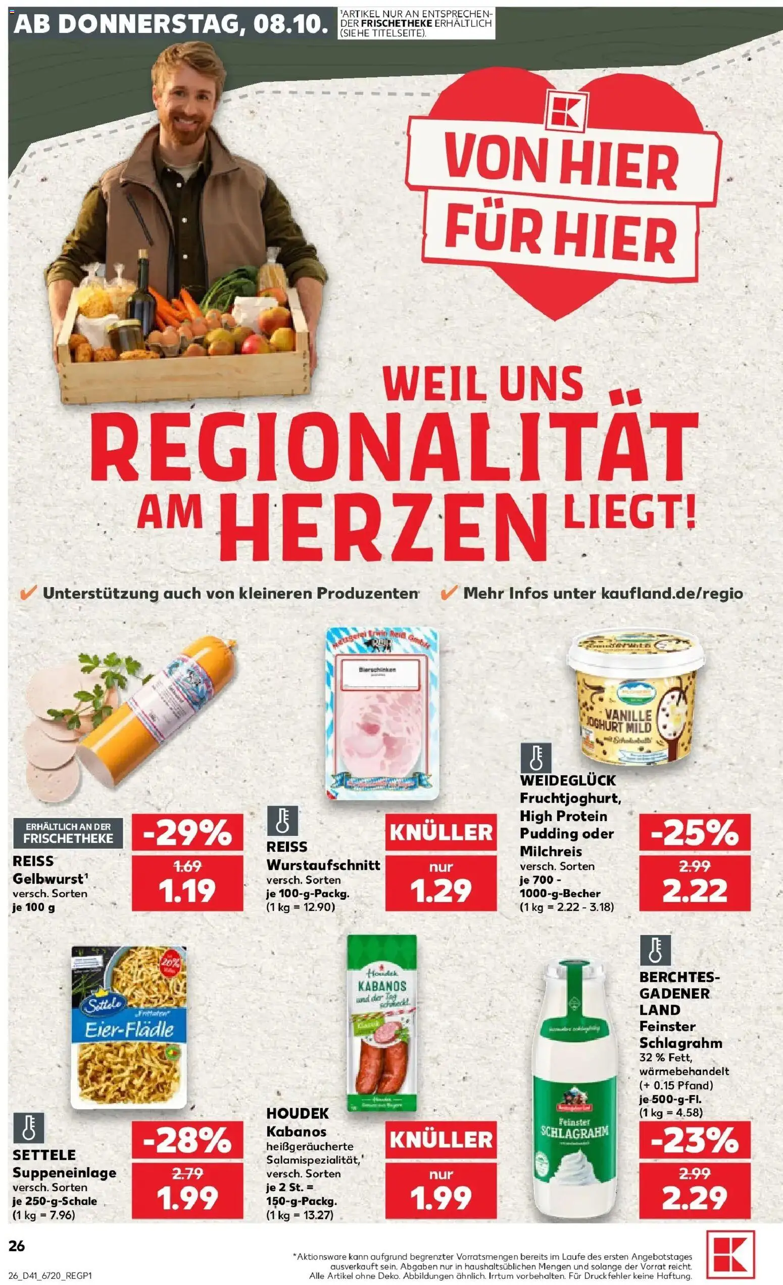 Prospekt Kaufland ab 05.10.2026 » Angebote Online zum Blättern | Seite: 36 | Produkte: Joghurt, Pudding, Vanille