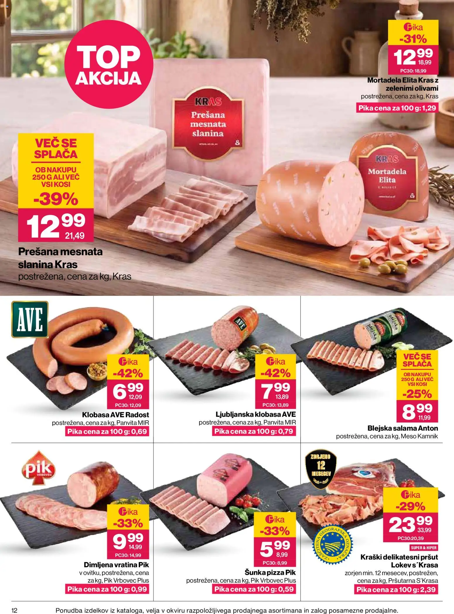 Novi Mercator katalog ponudbe – veljaven od 01.10.2026 | Stran: 12