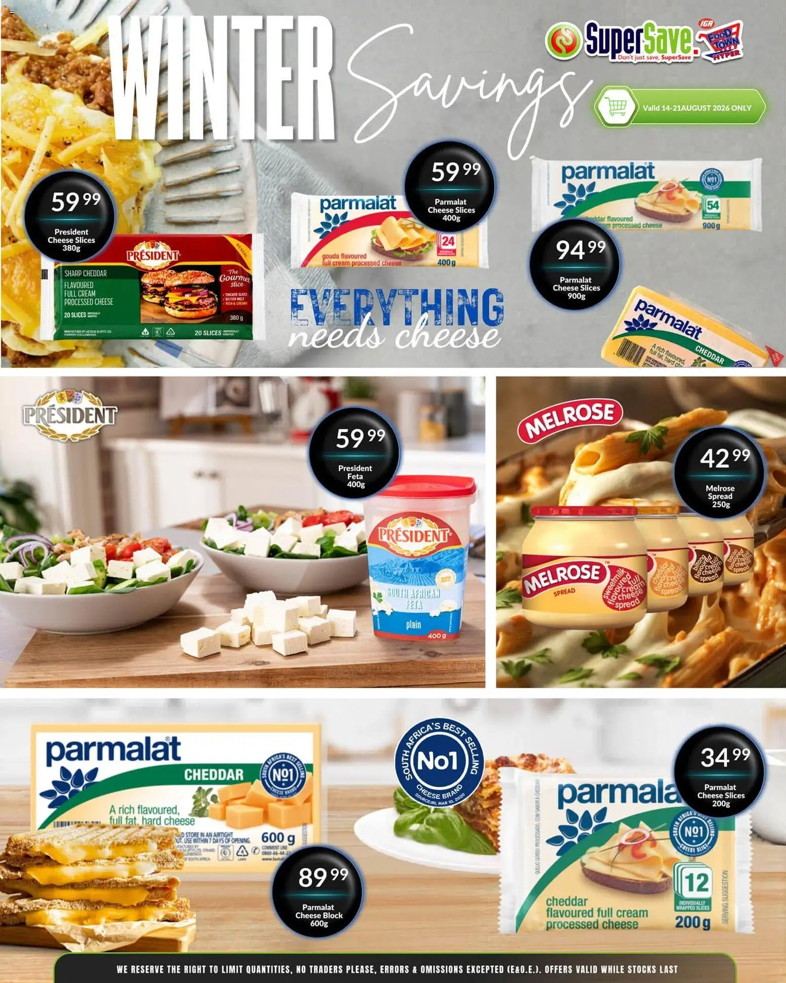 New Super Save catalogue – valid from 18/08/2026 | Page: 44 | Products: Hard cheese, Cheese, Cheddar, Cream
